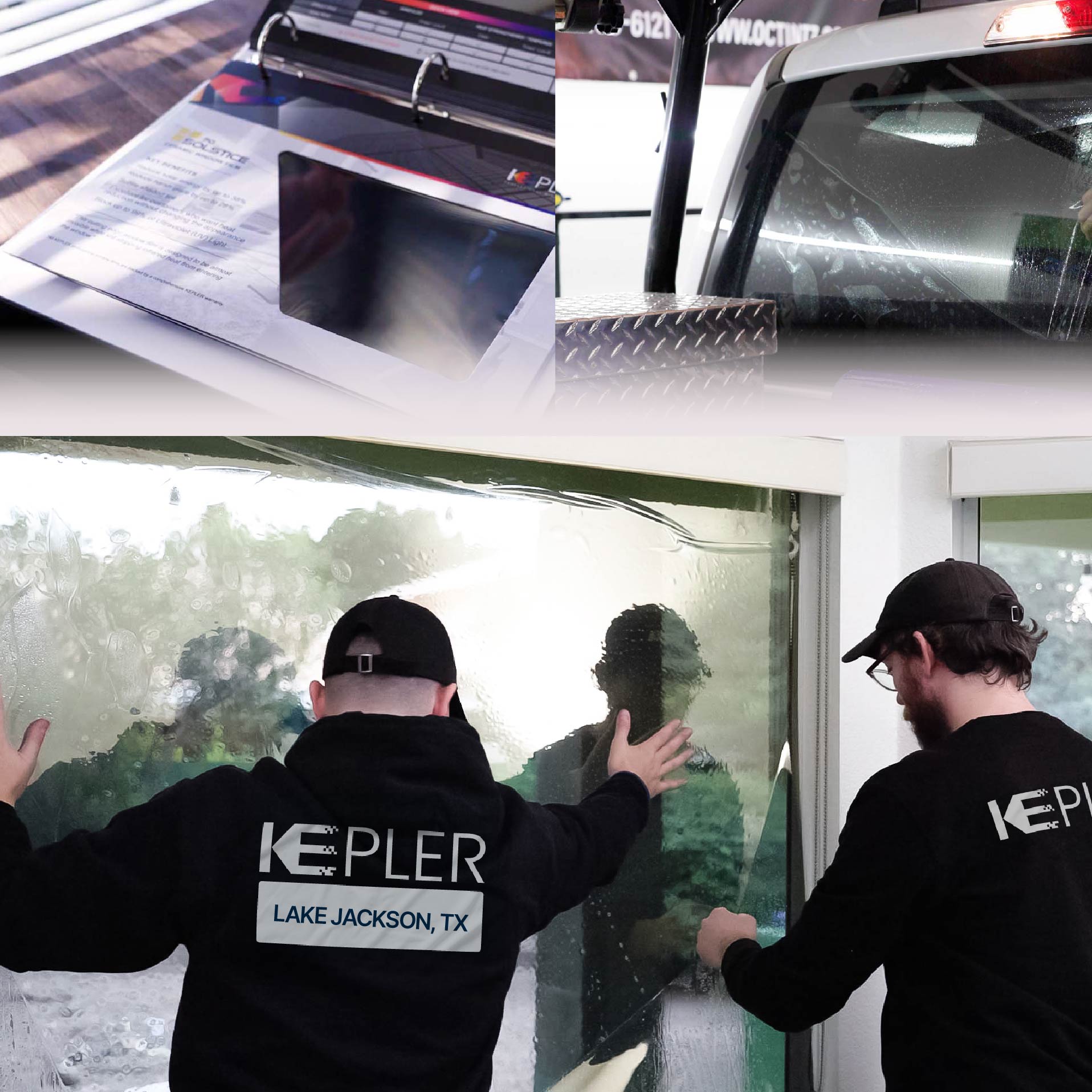 Kepler Specialist Performing Commercial Window Tinting in Lake Jackson Lake Jackson