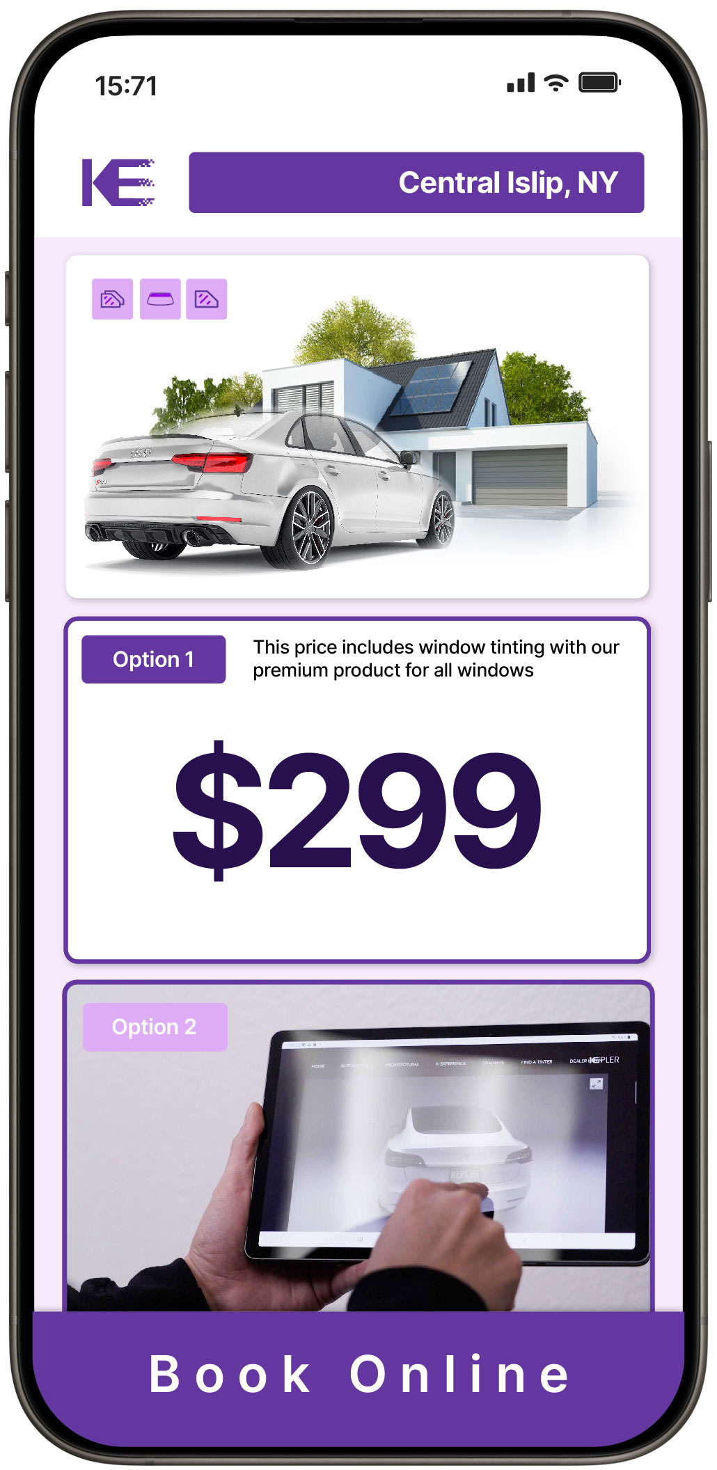 View Competitive Window Tinting Prices in Central Islip, New York