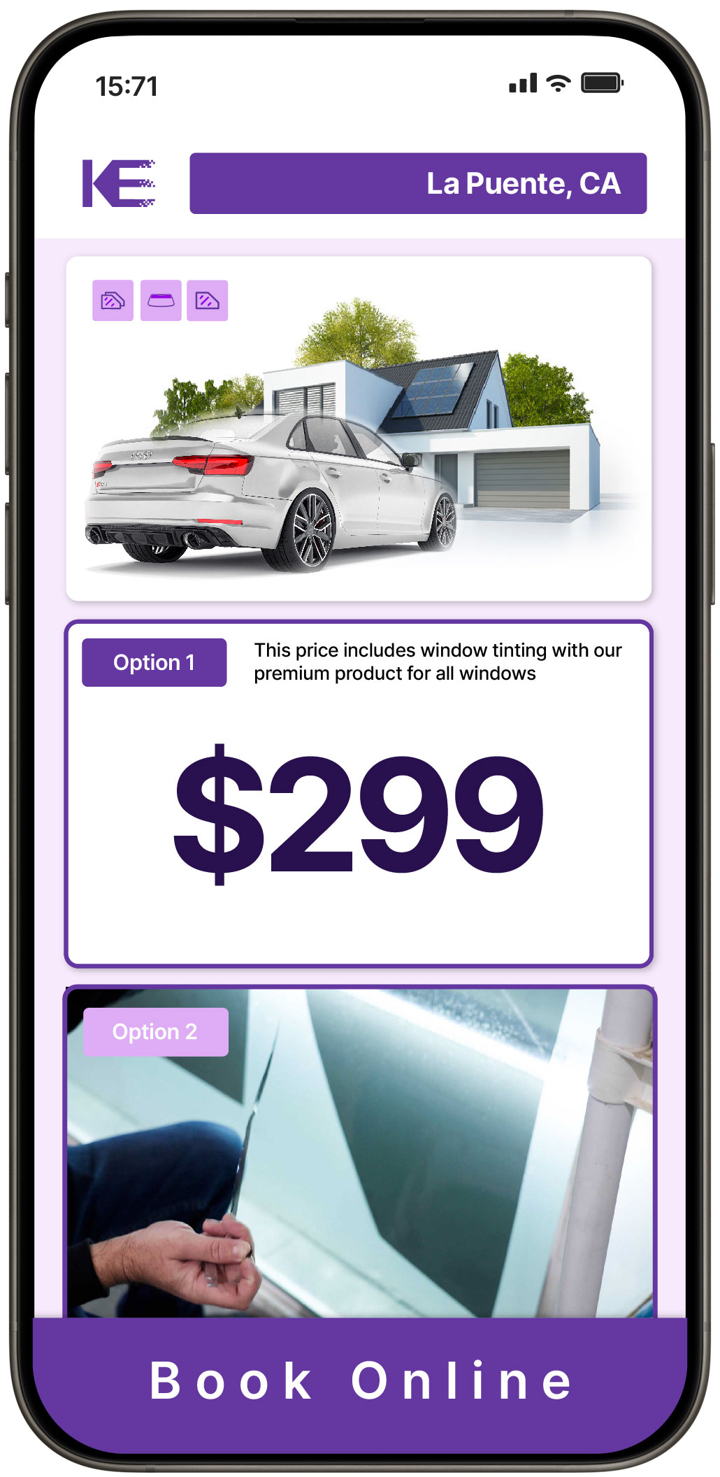 View Competitive Window Tinting Prices in La Puente, California