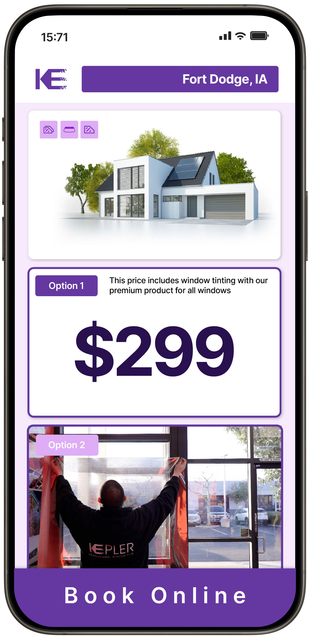 View Affordable Home Window Tinting Rates in Fort Dodge, Iowa