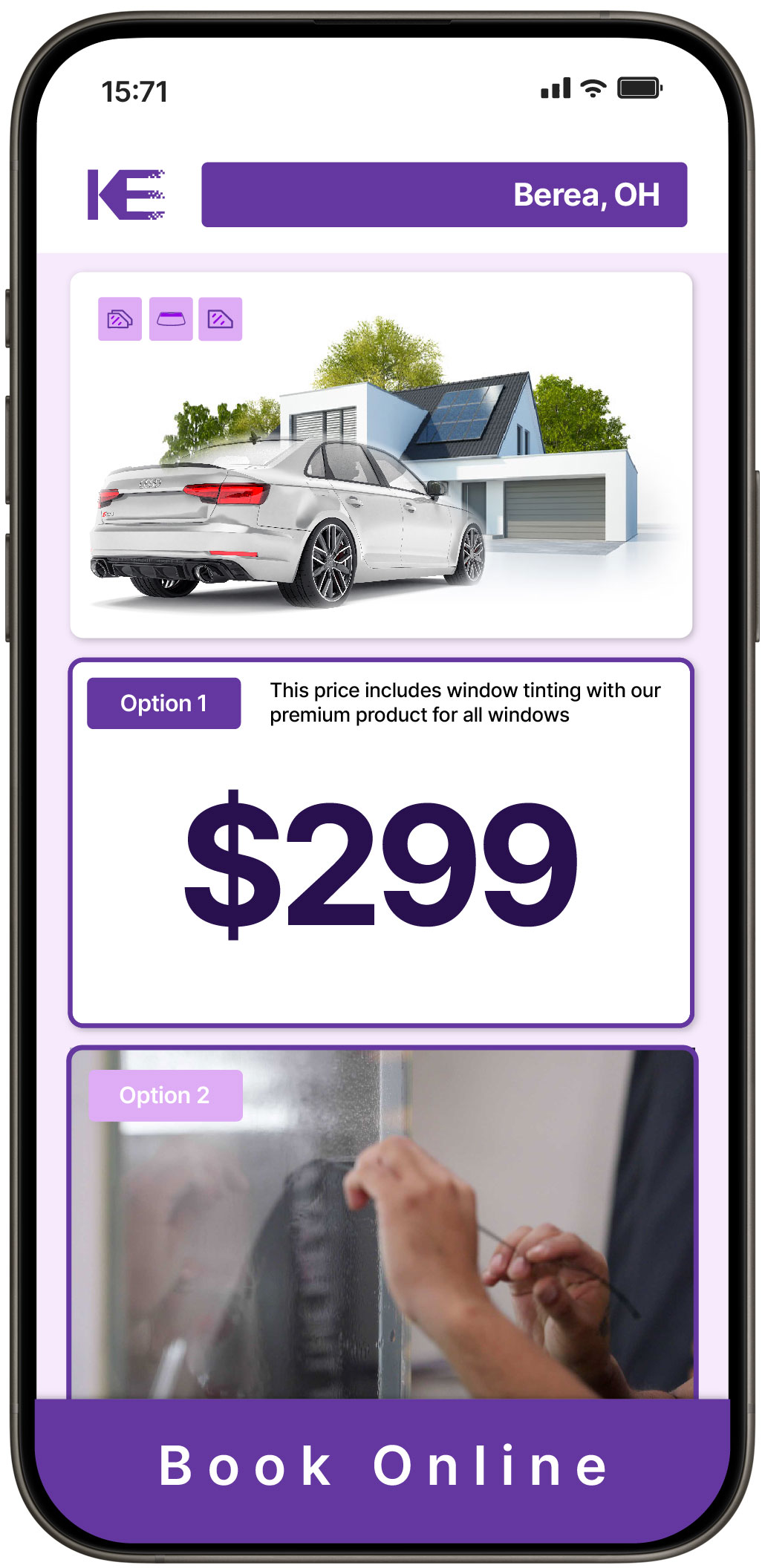 View Reasonable Tesla Window Tinting Costs in Springfield, Ohio