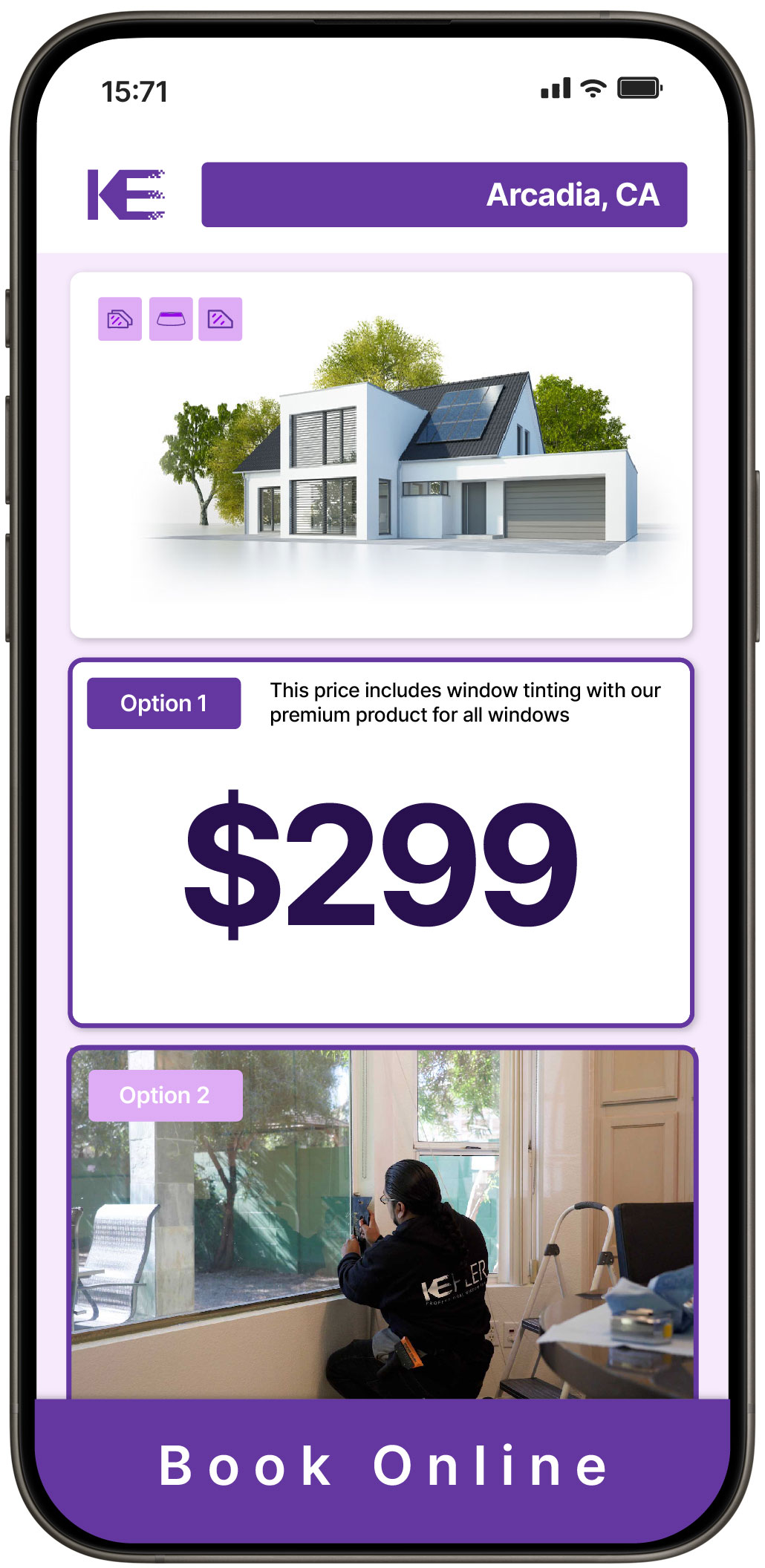 View Competitive Home Window Tinting Rates in Arcadia, California