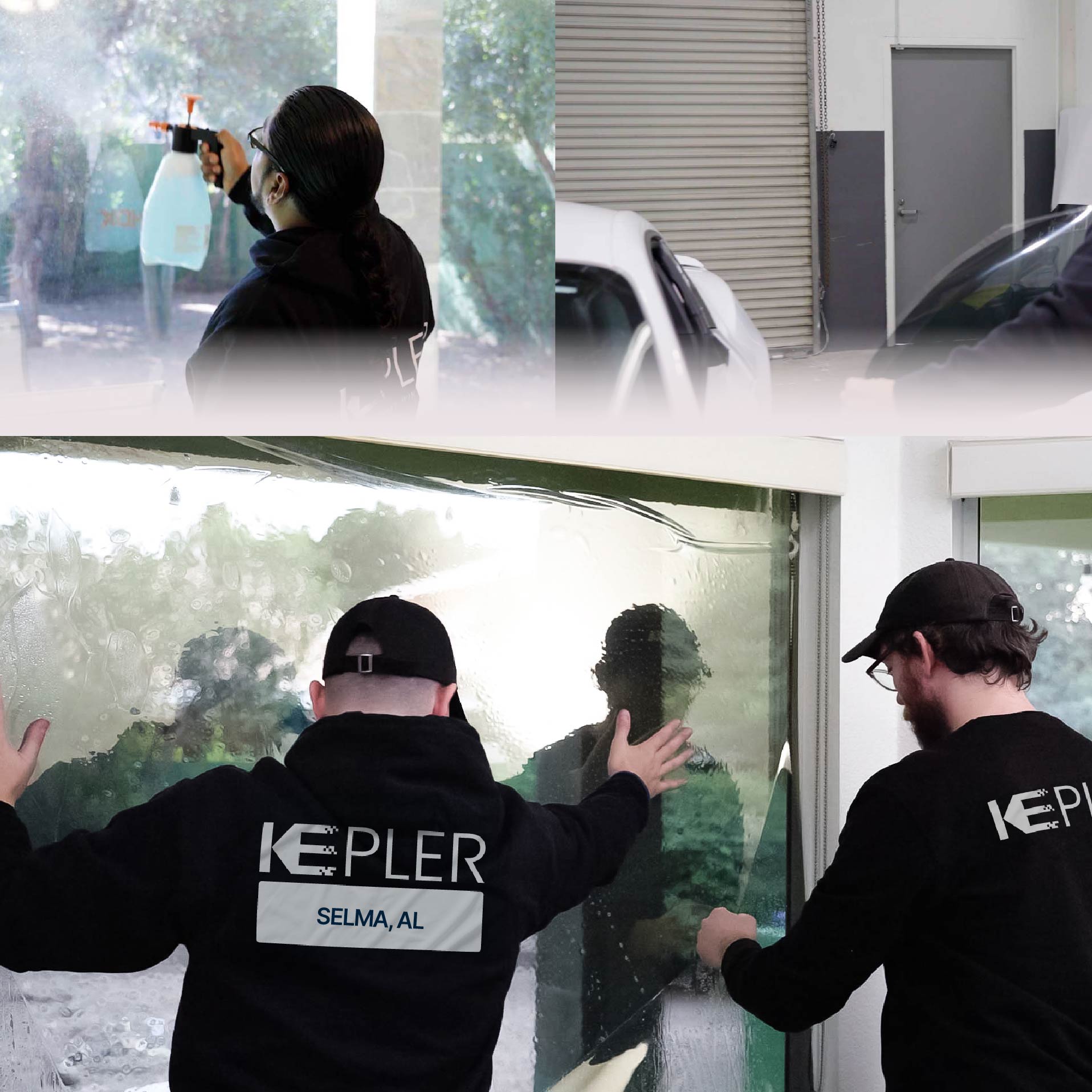 Kepler Specialist Performing Commercial Window Tinting in Selma Selma