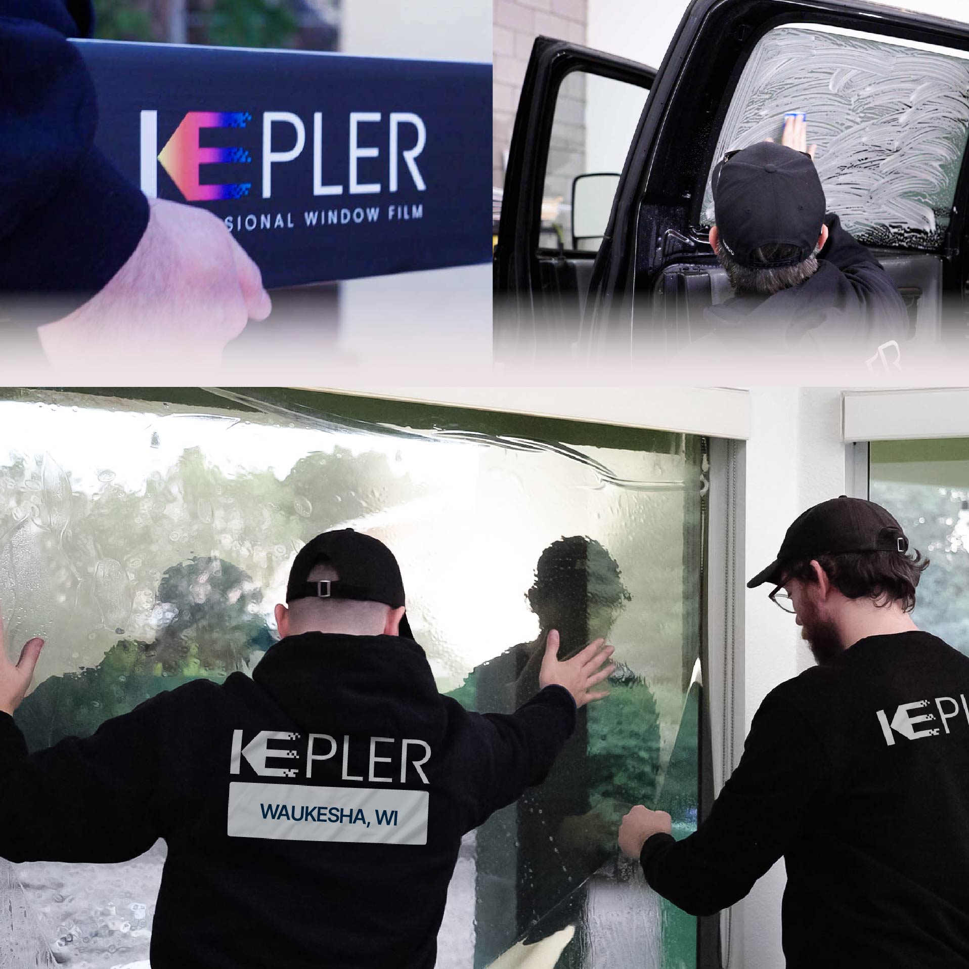 Kepler Specialist Performing Commercial Window Tinting in Waukesha Waukesha