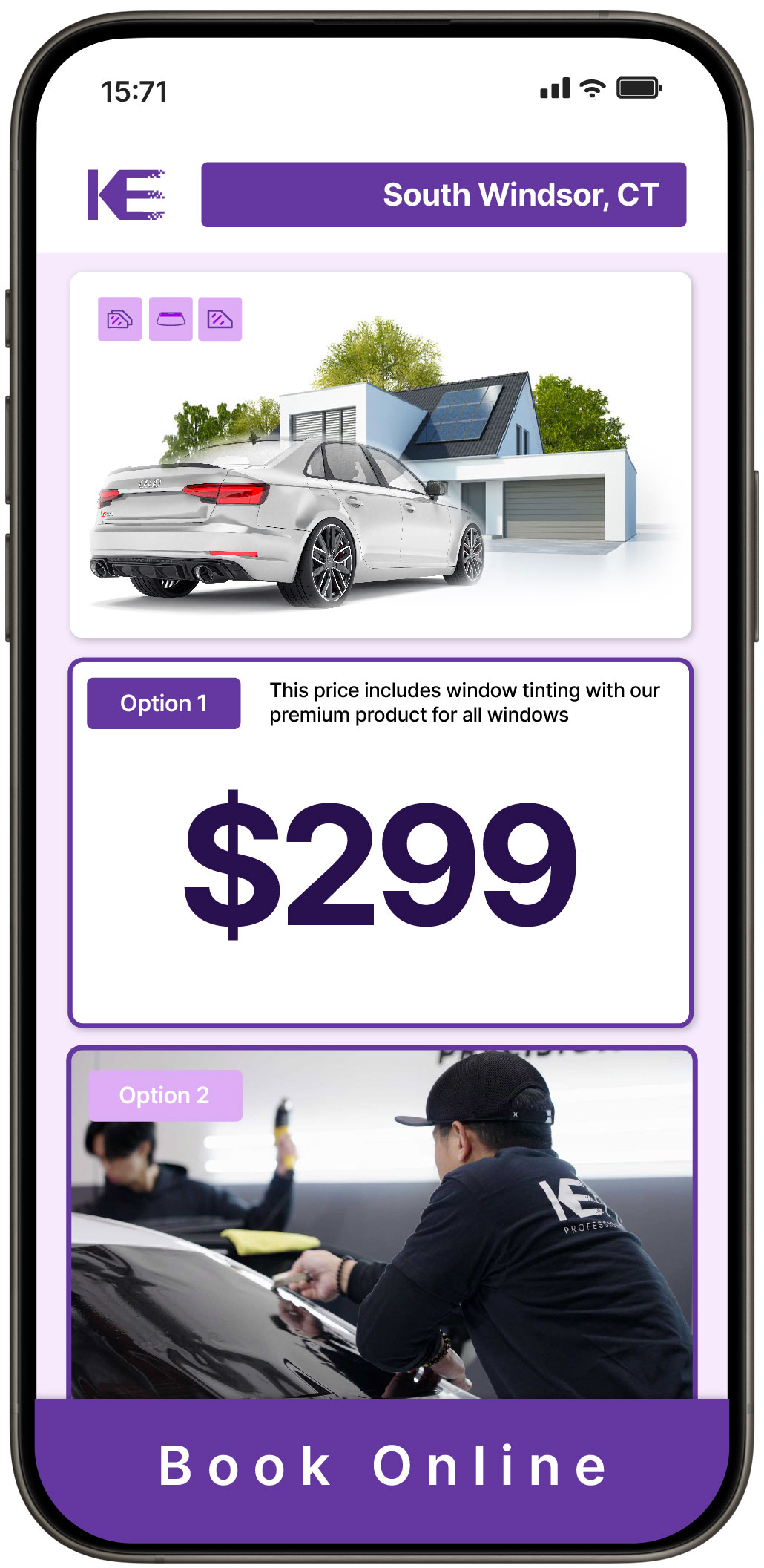 View Competitive Window Tinting Prices in South Windsor, Connecticut