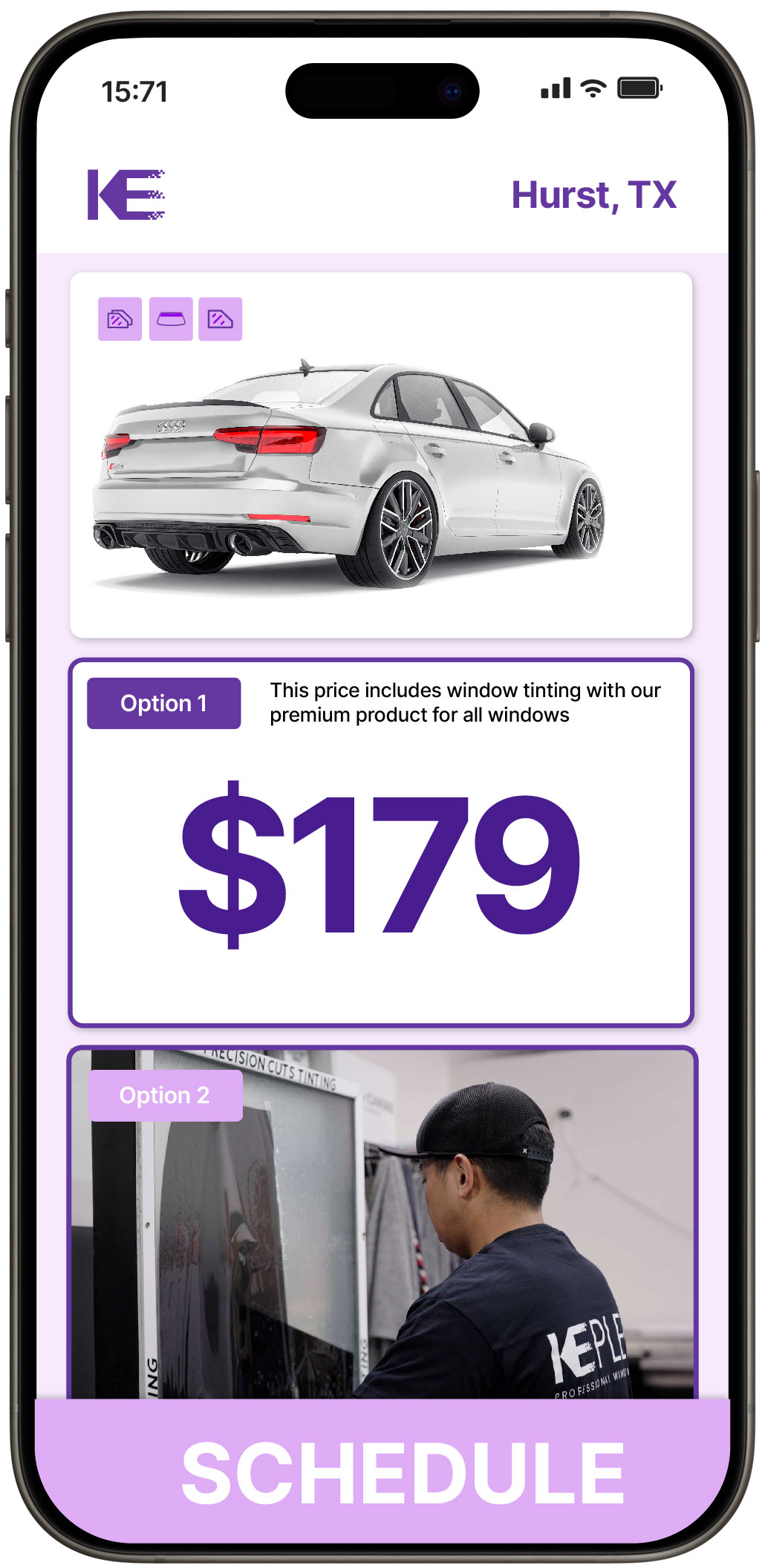 View Affordable Car Window Tinting Prices in Hurst, Texas