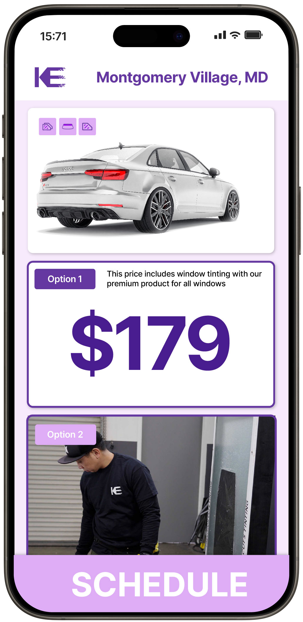 View Competitive Car Window Tinting Costs in Montgomery Village, Maryland