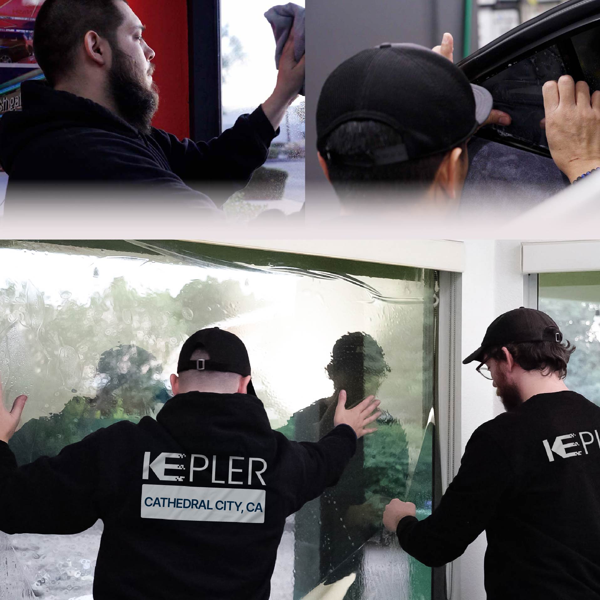 Kepler Specialist Performing Commercial Window Tinting in Cathedral City Cathedral City