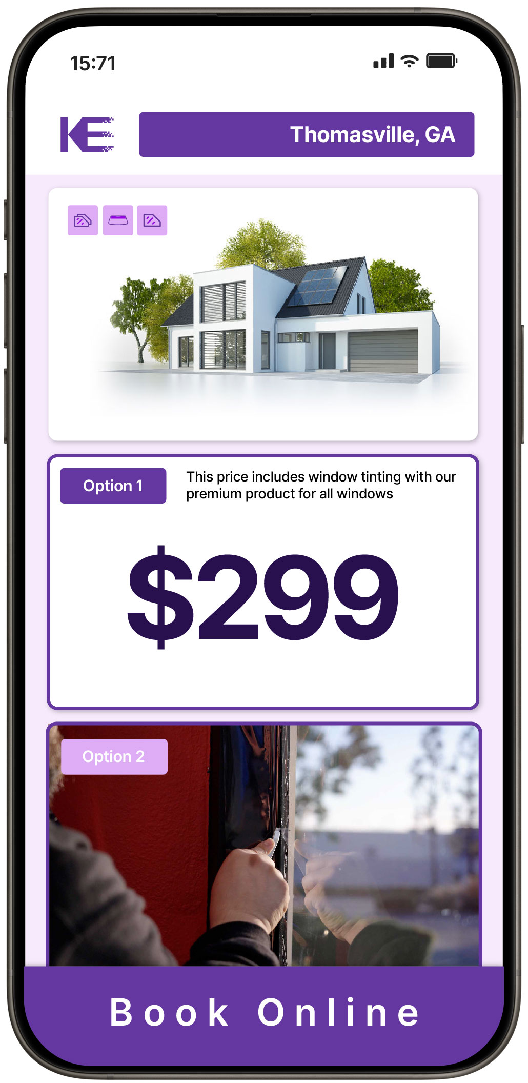 View Competitive Home Window Tinting Prices in Thomasville, Georgia