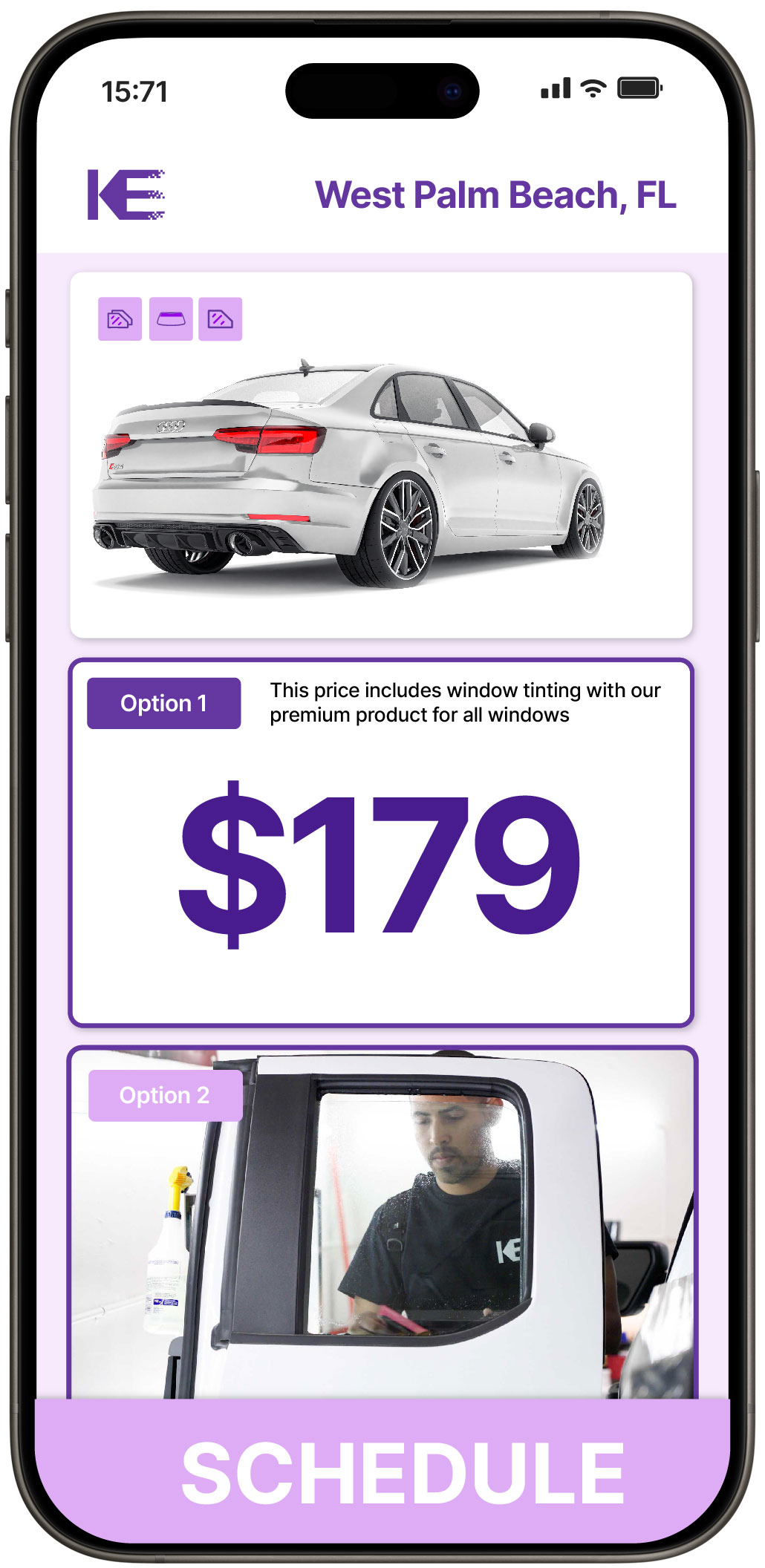View Affordable Car Window Tinting Prices in West Palm Beach, Florida