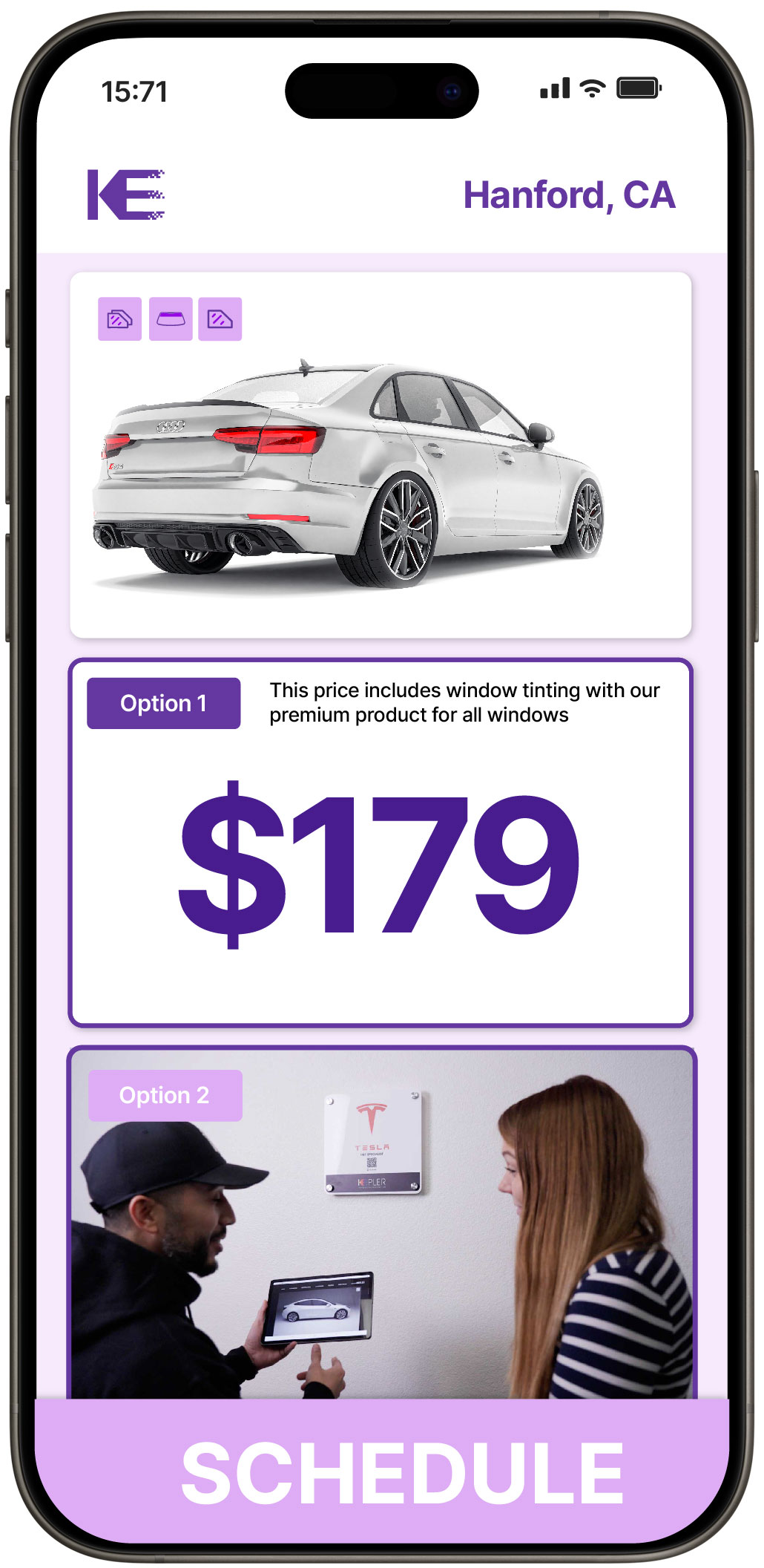 View Affordable Car Window Tinting Prices in Hanford, California