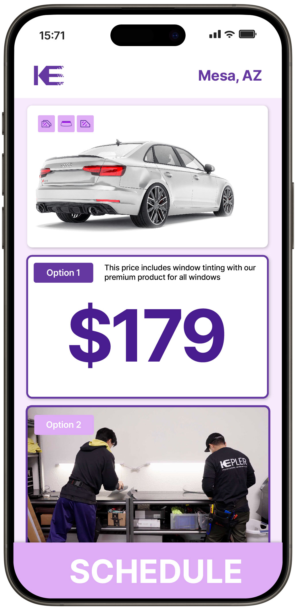 View Reasonable Car Window Tinting Prices in Mesa, Arizona