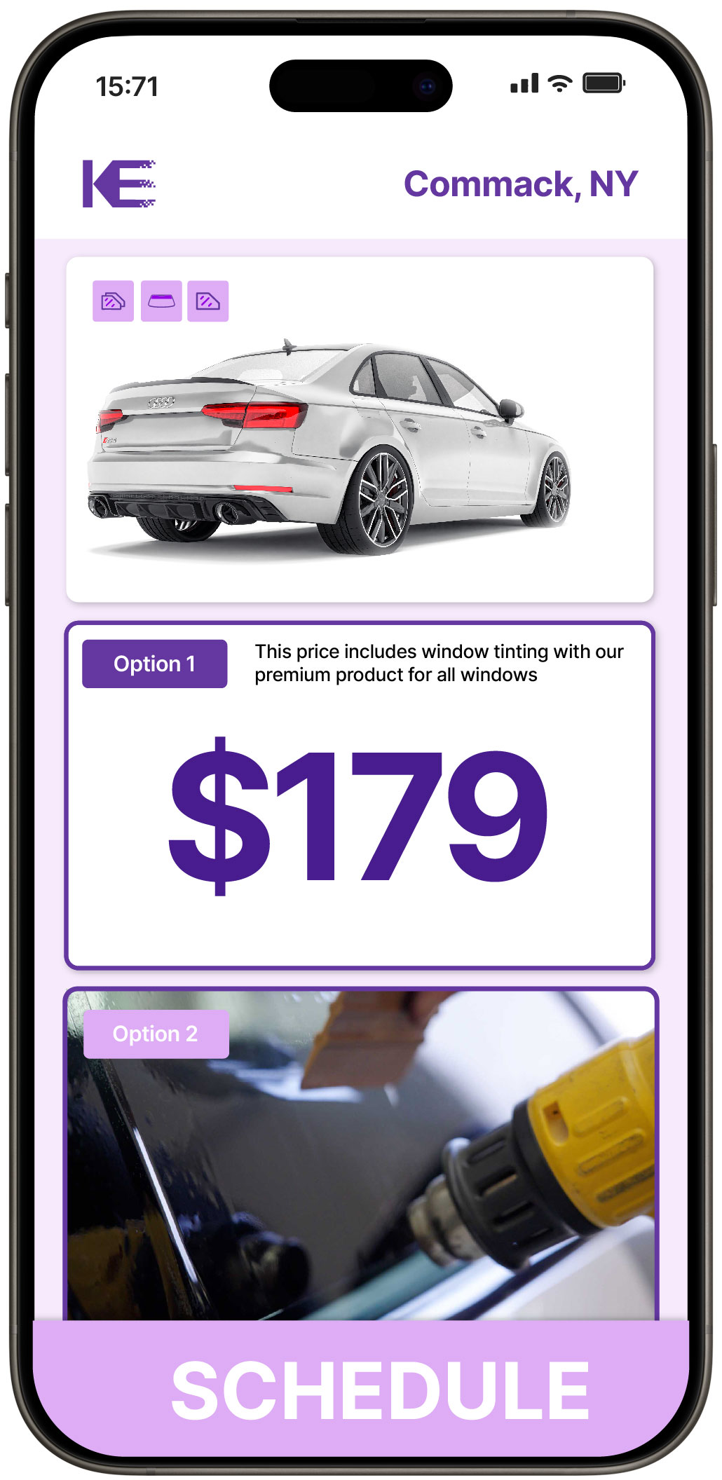 View Reasonable Car Window Tinting Costs in Commack, New York