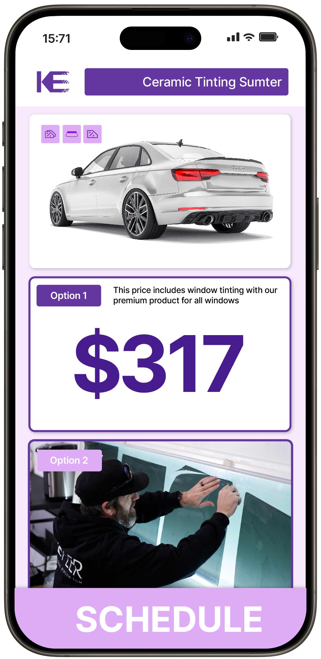 View Competitive Ceramic Window Tinting Prices in Sumter, South Carolina