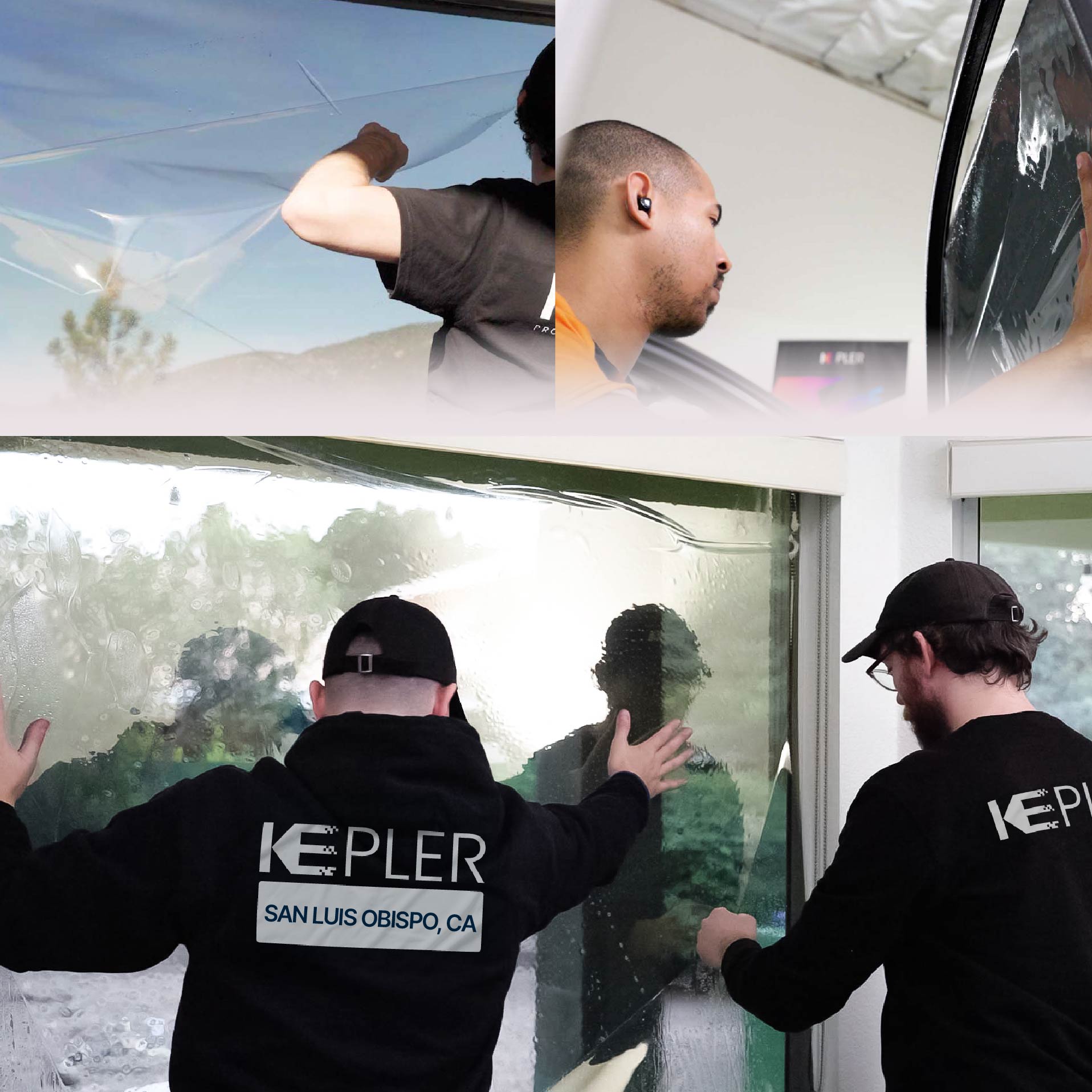 Kepler Specialist Performing Commercial Window Tinting in San Luis Obispo San Luis Obispo