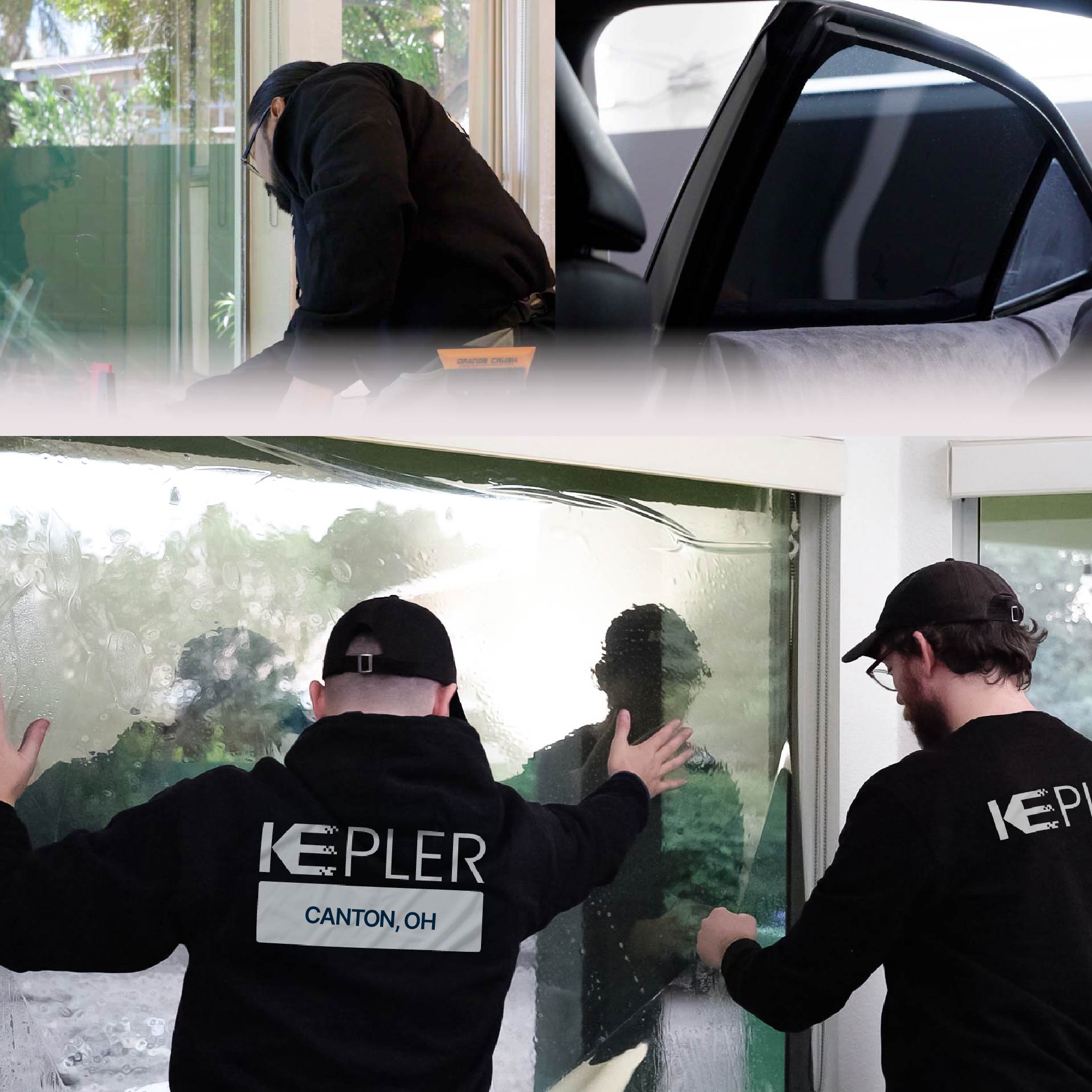 Kepler Specialist Performing Commercial Window Tinting in Canton Canton