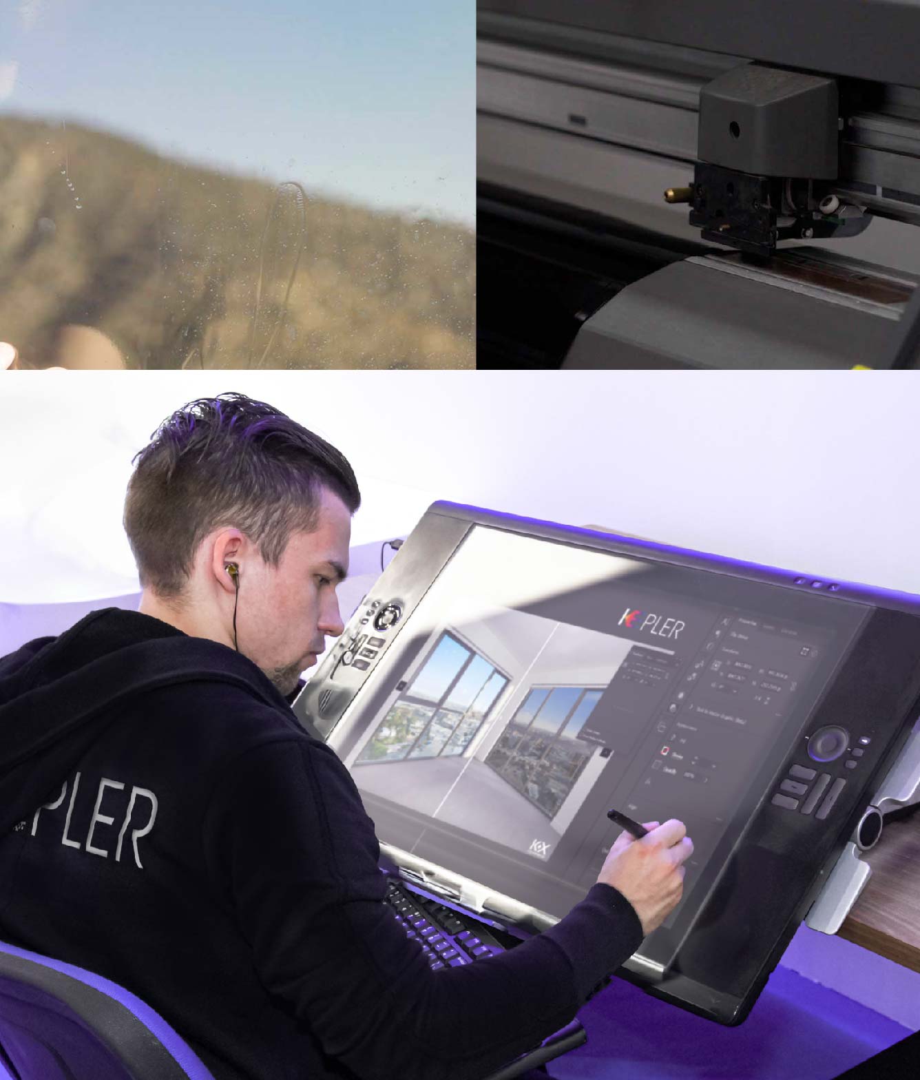 Kepler Specialist Performing Commercial Window Tinting in Asheville Asheville