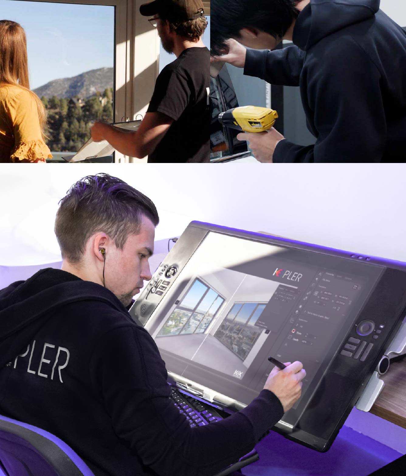 Kepler Specialist Performing Commercial Window Tinting in Deerfield Deerfield