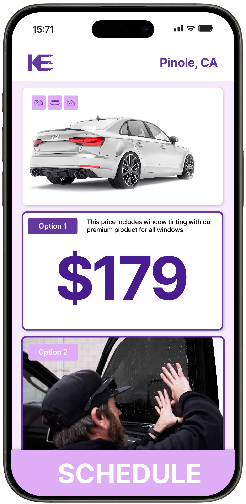 View Affordable Car Window Tinting Costs in Pinole, California