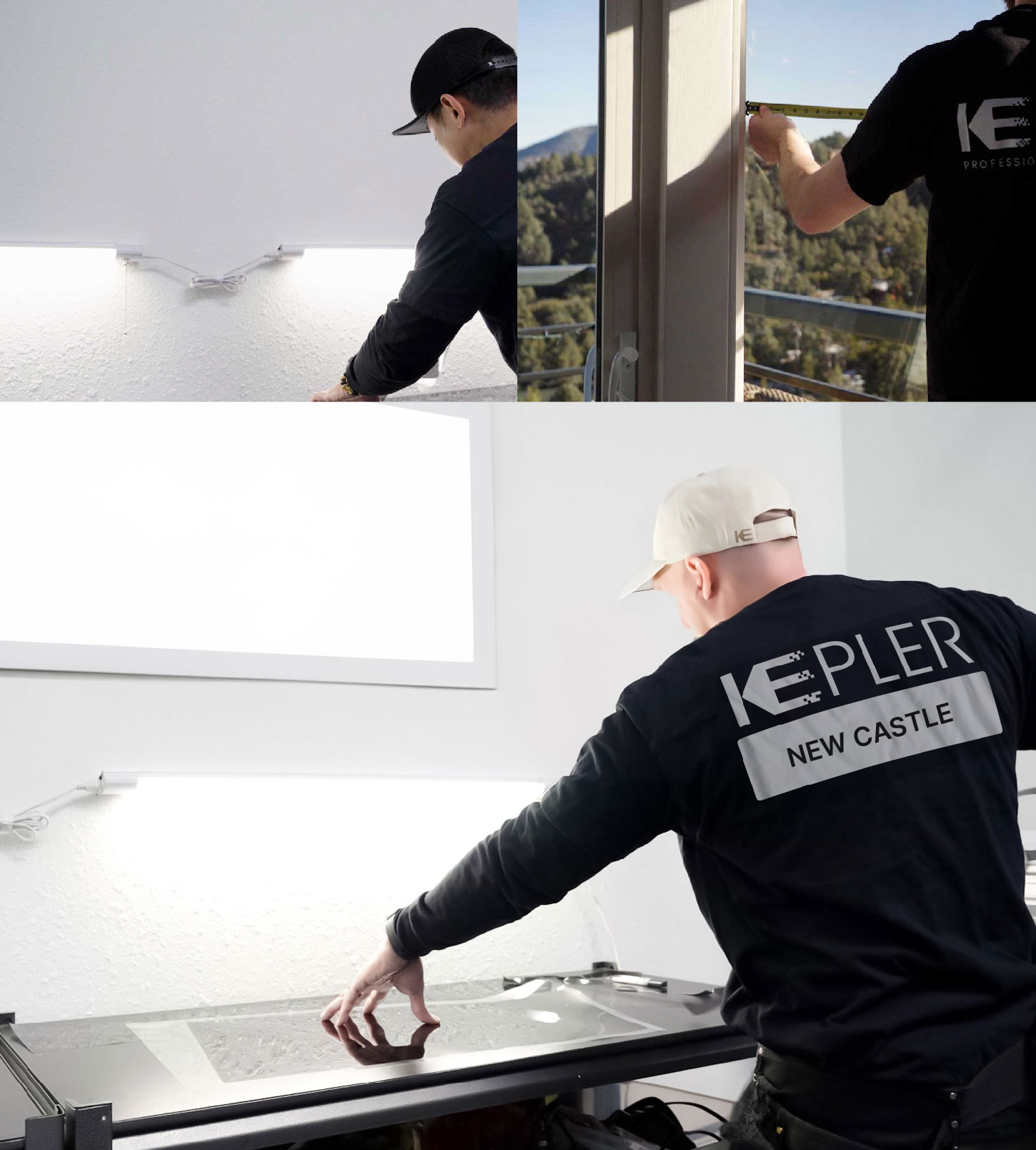 Window Tinting Specialist Cutting Film in New Castle, Pennsylvania