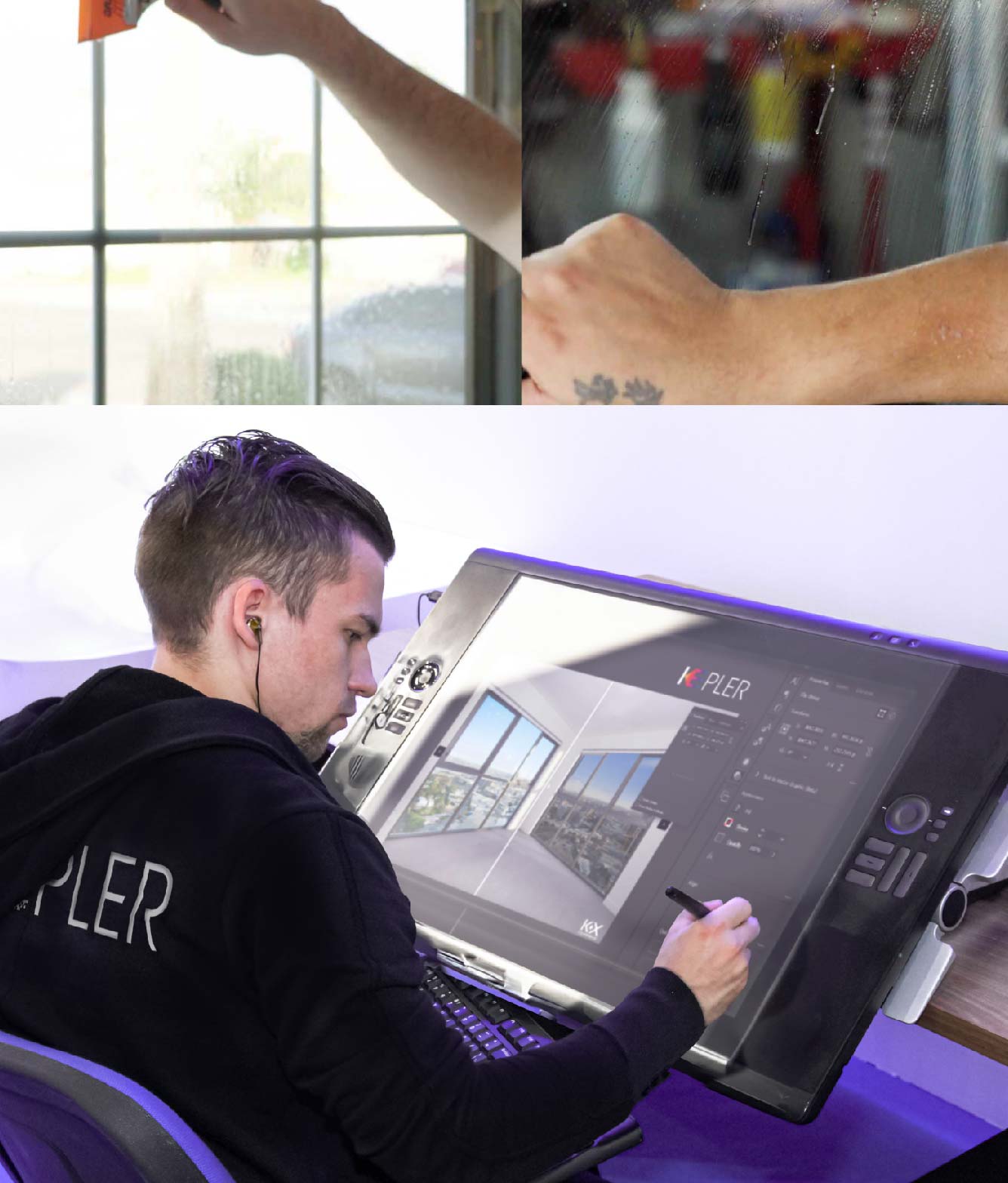 Kepler Specialist Performing Commercial Window Tinting in Diamond Bar Diamond Bar