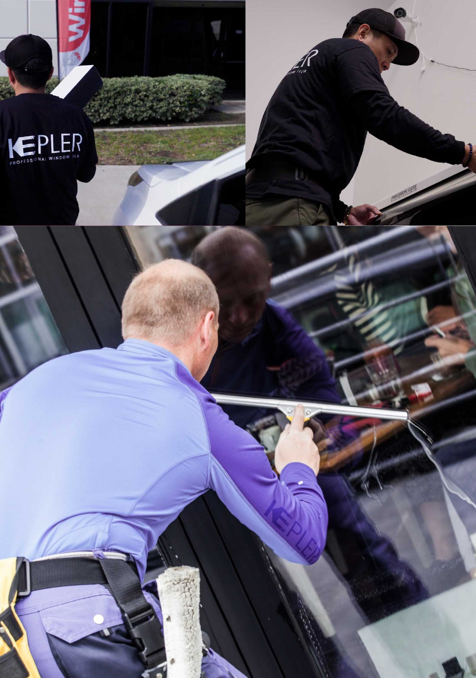 Kepler Expert Applying Anti-Graffiti Window Film to a Camden Shop Front