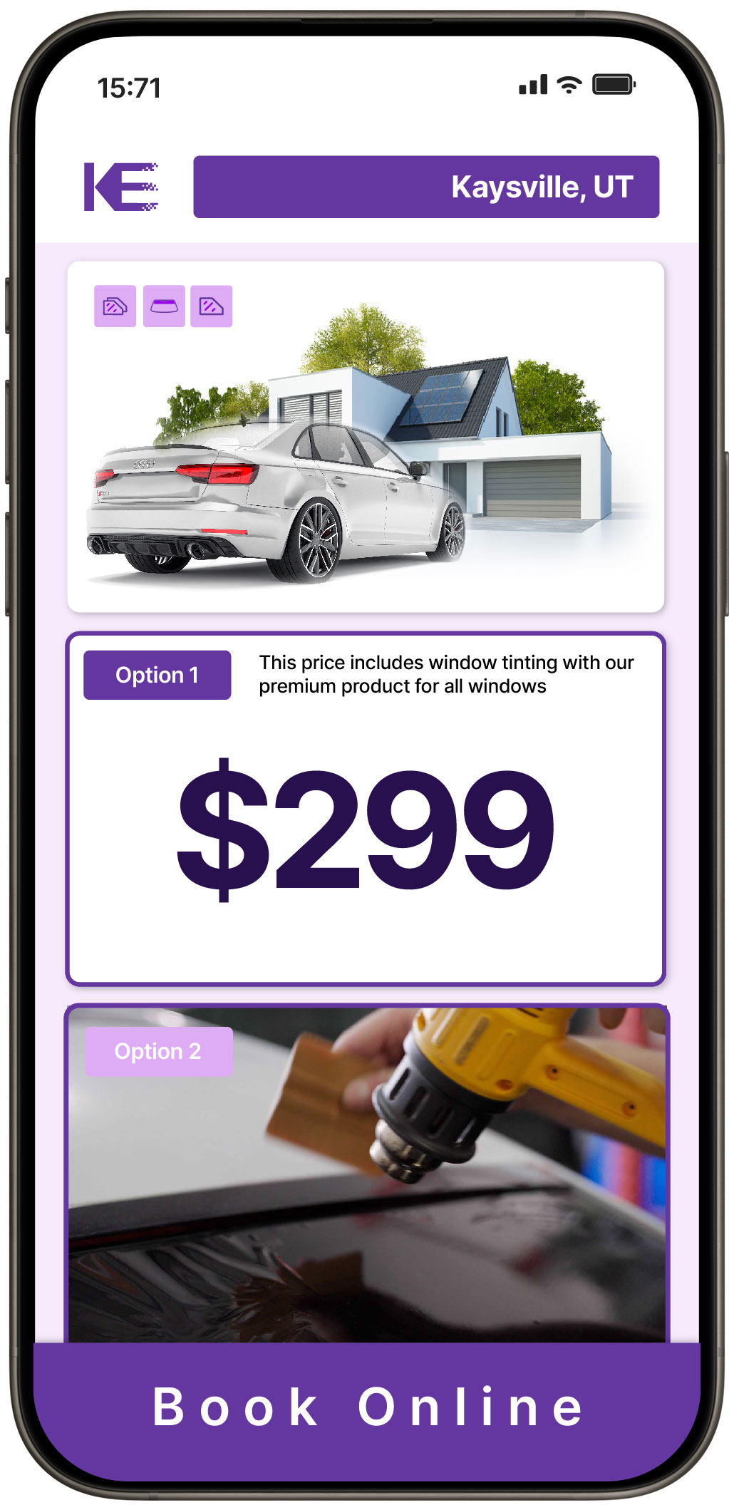 View Reasonable Tesla Window Tinting Rates in West Valley City, Utah