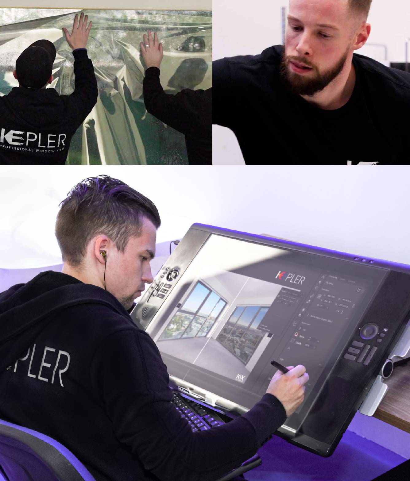 Kepler Specialist Performing Commercial Window Tinting in Arnold Arnold