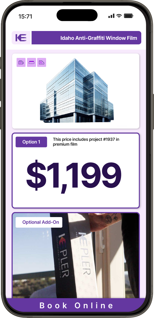 Get Anti-Graffiti Window Film Pricing on Your Phone in Idaho