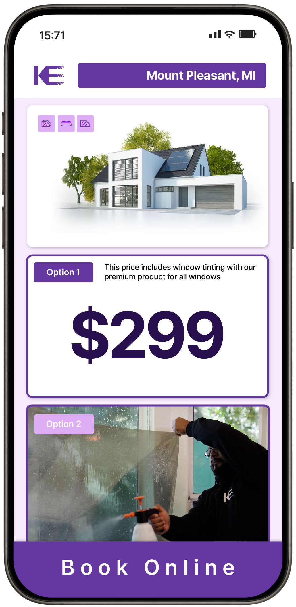 View Competitive Home Window Tinting Rates in Mount Pleasant, Michigan