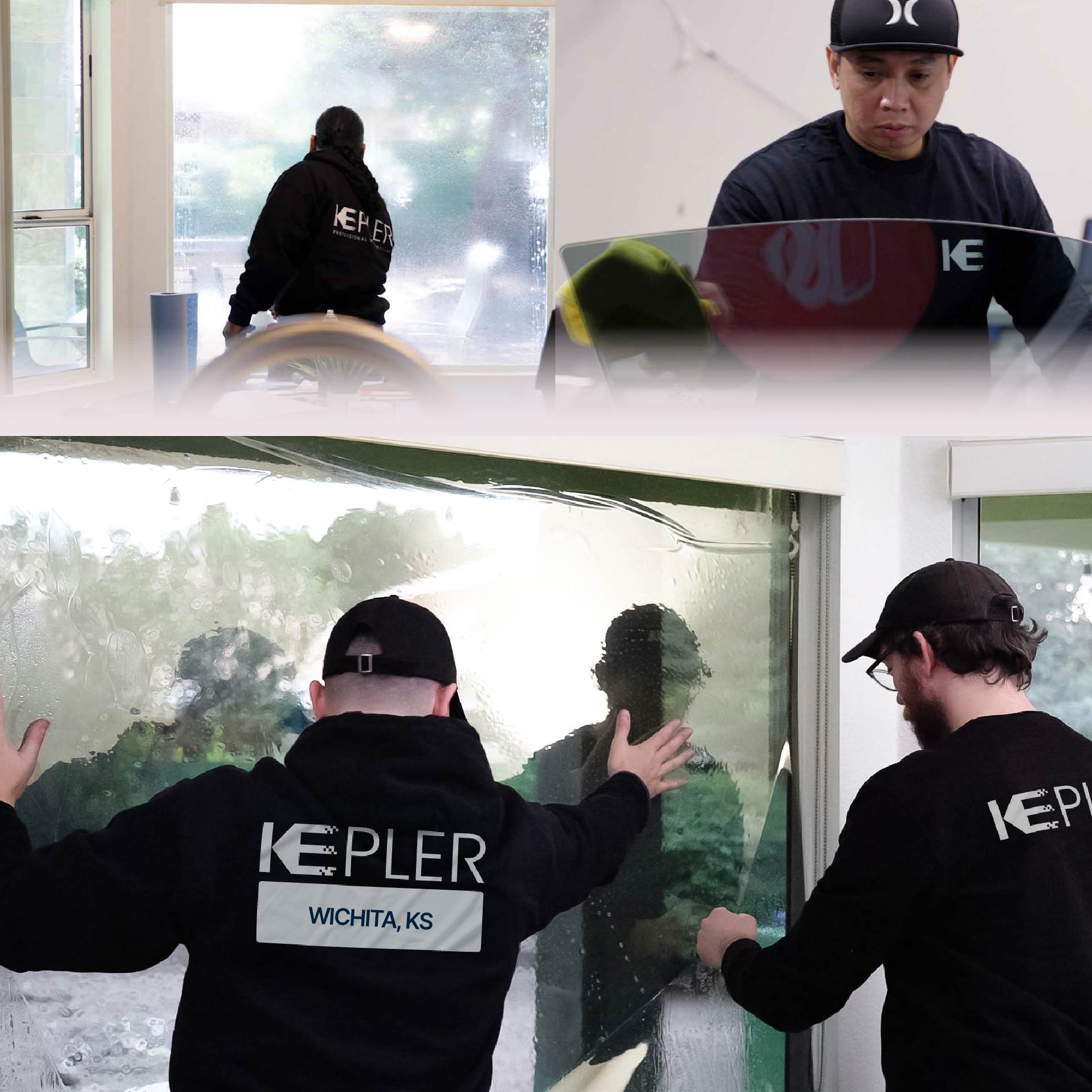 Kepler Specialist Performing Commercial Window Tinting in Wichita Wichita