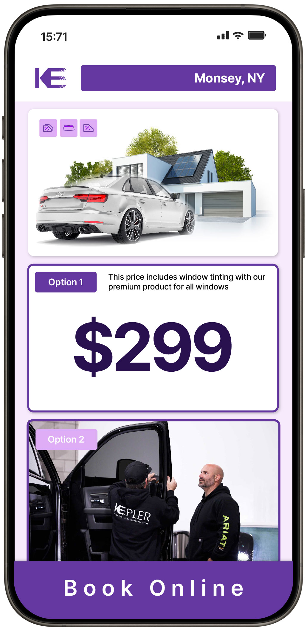 View Competitive Tesla Window Tinting Costs in Huntington Station, New York