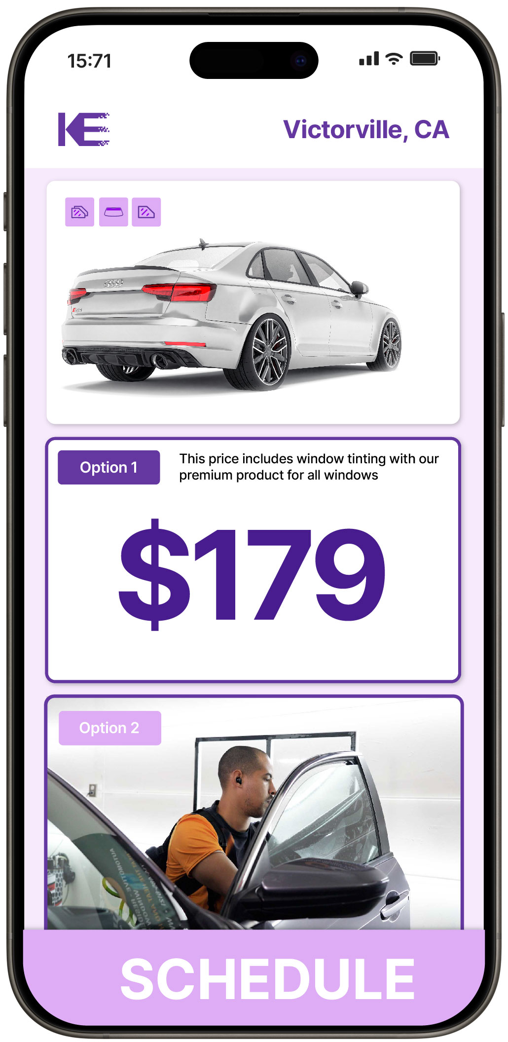 View Affordable Car Window Tinting Rates in Victorville, California