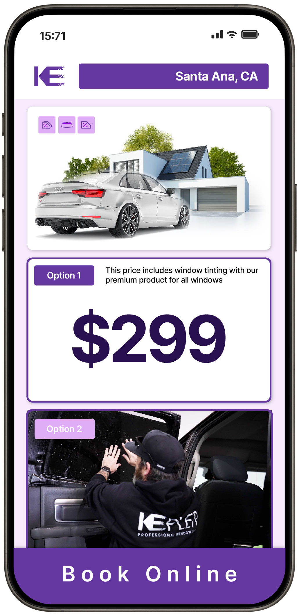 View Competitive Window Tinting Prices in Santa Ana, California