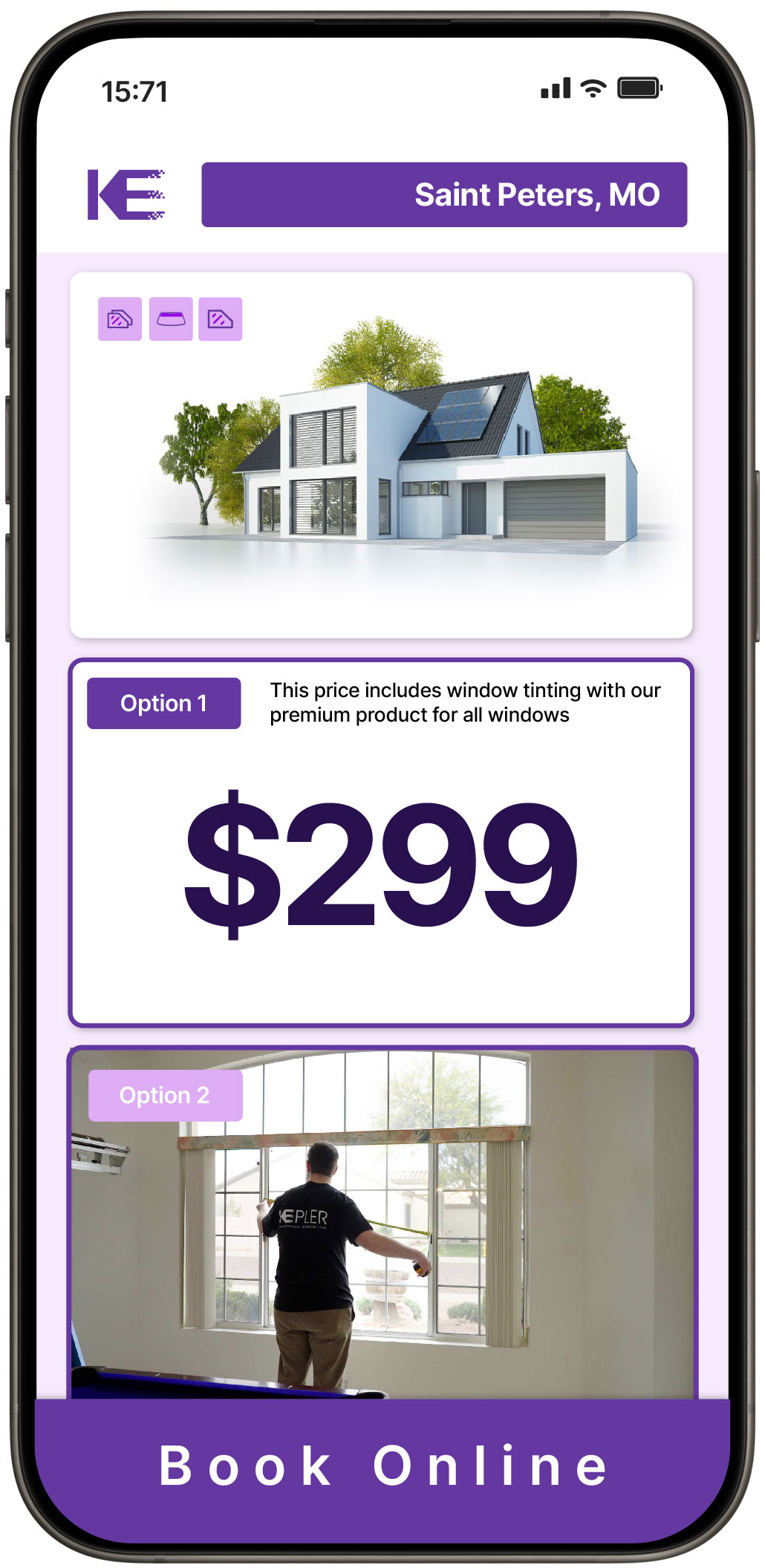 View Reasonable Home Window Tinting Prices in Saint Peters, Missouri