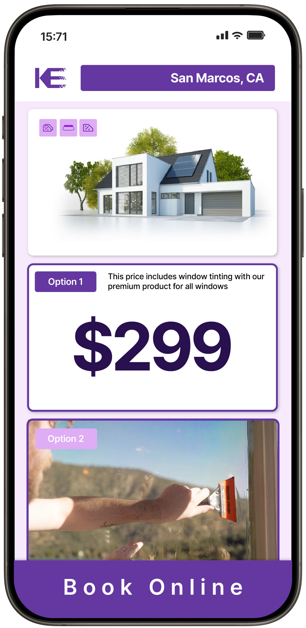View Competitive Home Window Tinting Costs in San Marcos, California