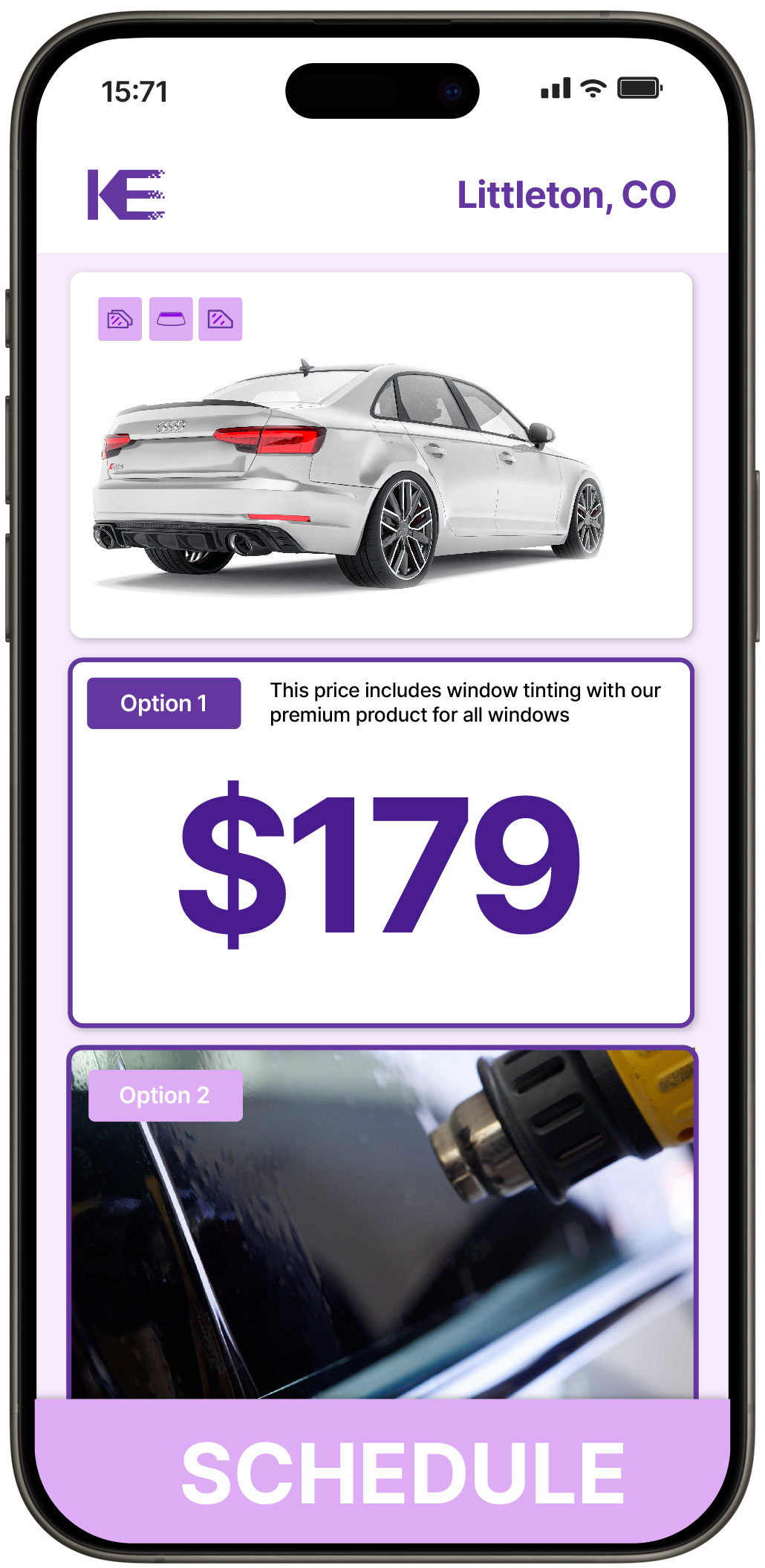 View Affordable Car Window Tinting Rates in Littleton, Colorado
