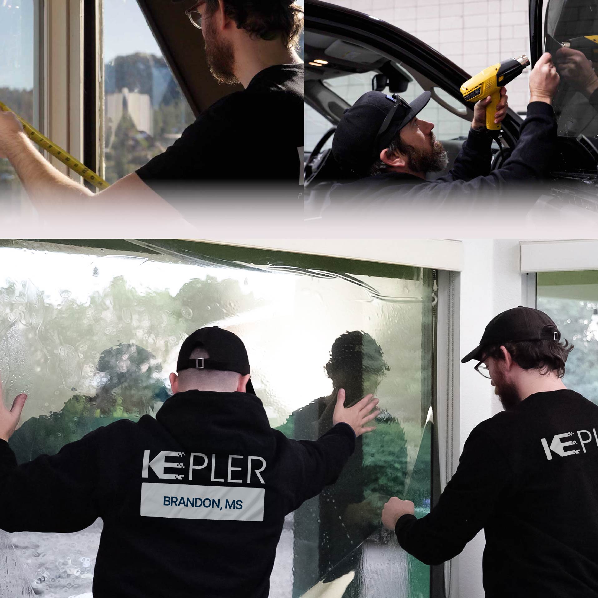 Kepler Specialist Performing Commercial Window Tinting in Brandon Brandon