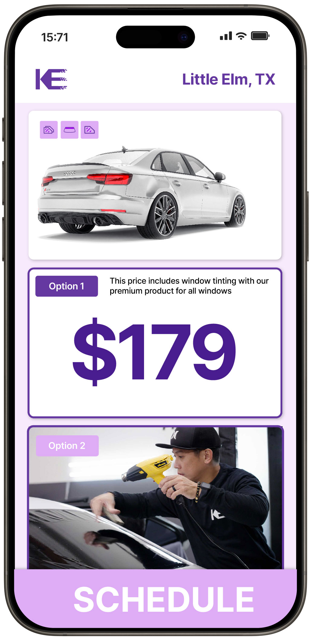 View Reasonable Car Window Tinting Costs in Little Elm, Texas
