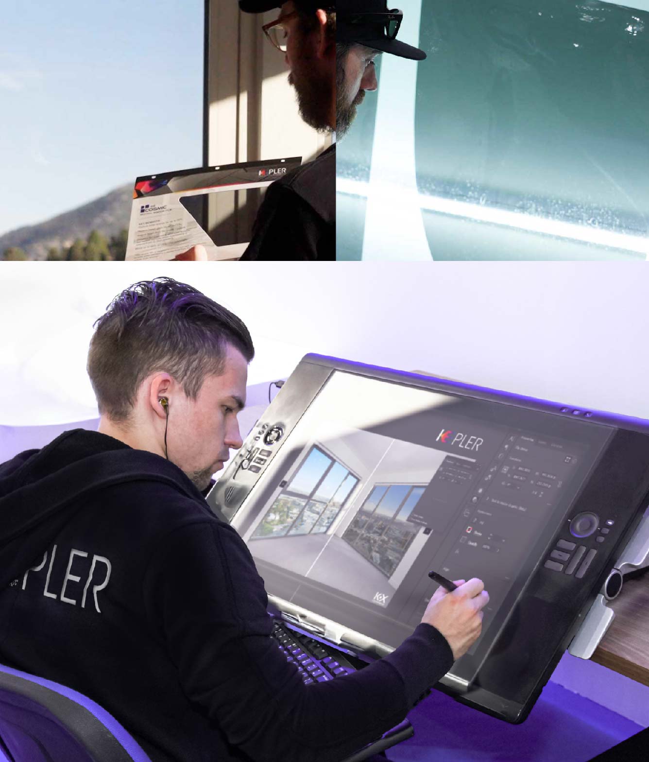 Kepler Specialist Performing Commercial Window Tinting in Bluffton Bluffton