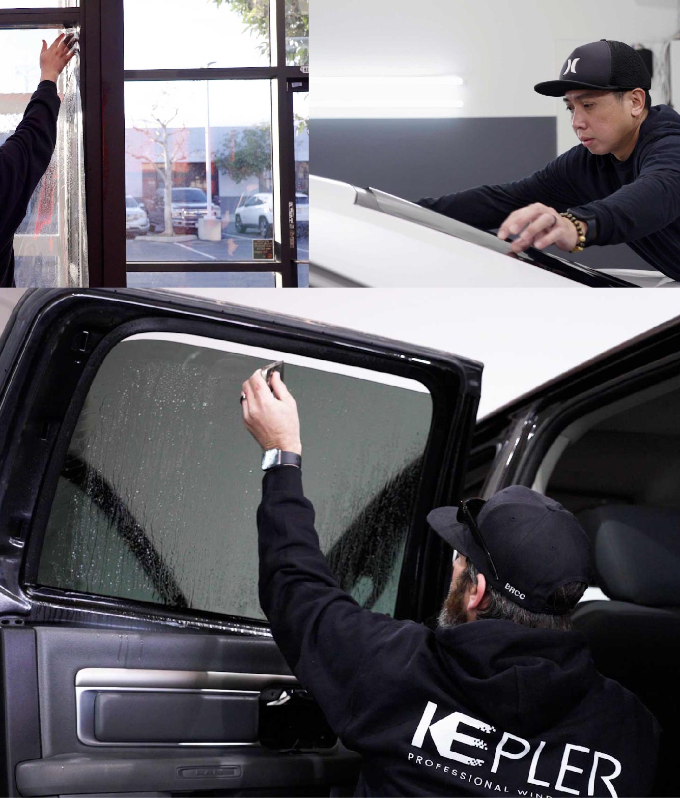 Kepler Window Tinting Specialists at Work in Prattville, Alabama