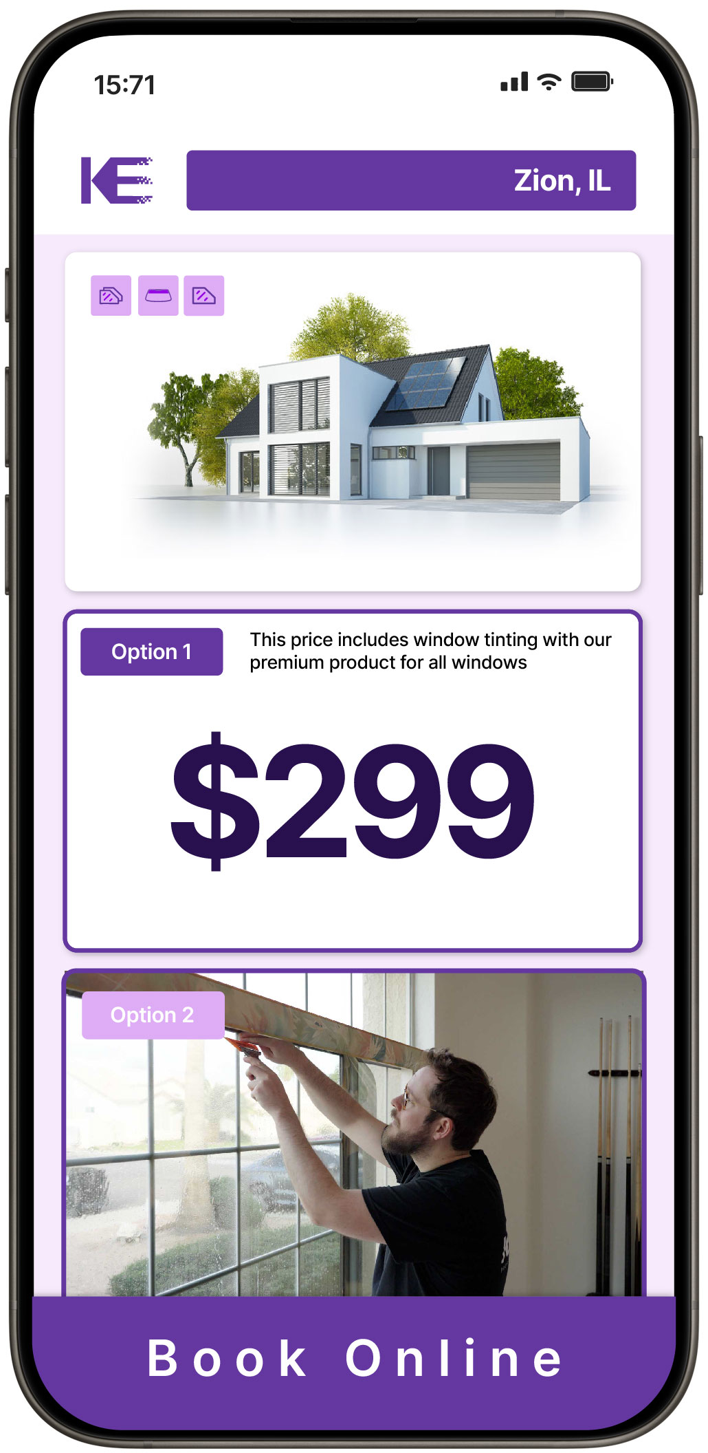 View Affordable Home Window Tinting Costs in Zion, Illinois