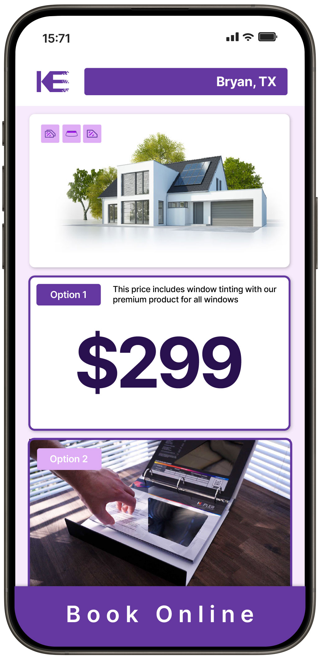 View Competitive Home Window Tinting Prices in Bryan, Texas