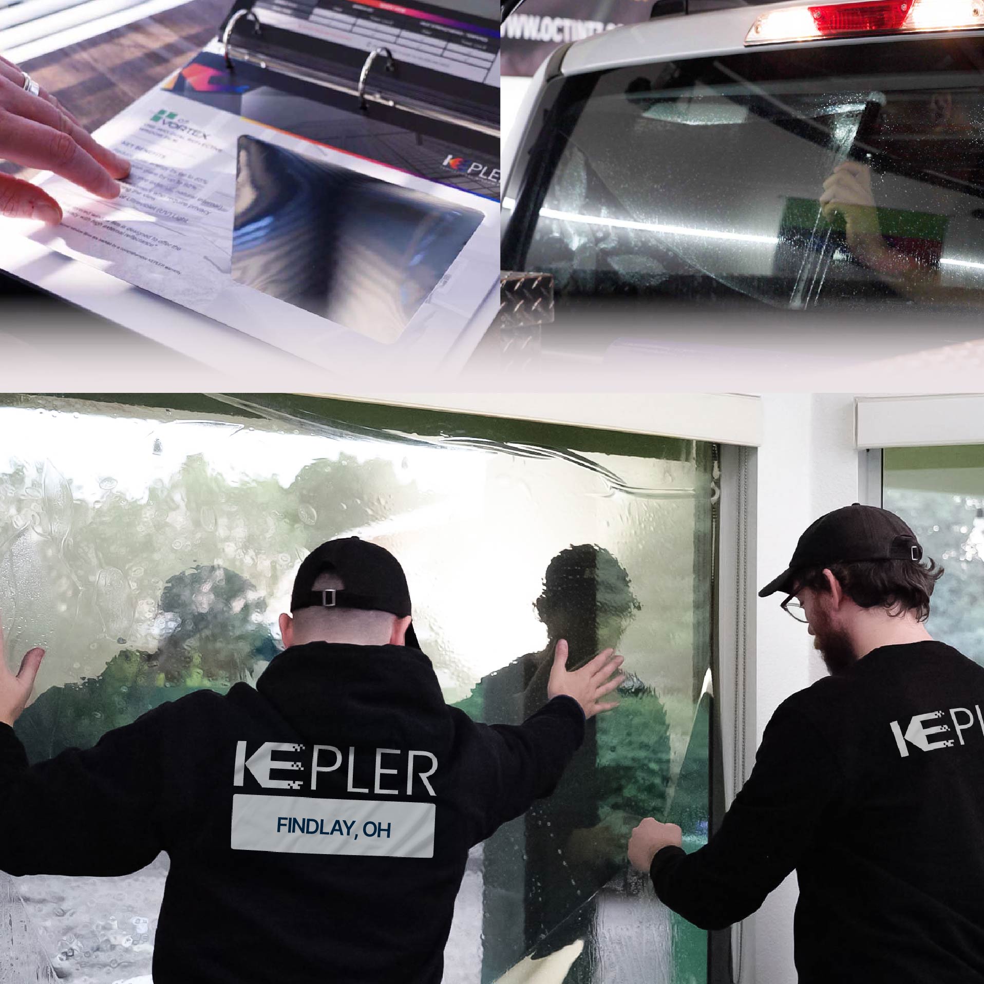 Kepler Specialist Performing Commercial Window Tinting in Findlay Findlay