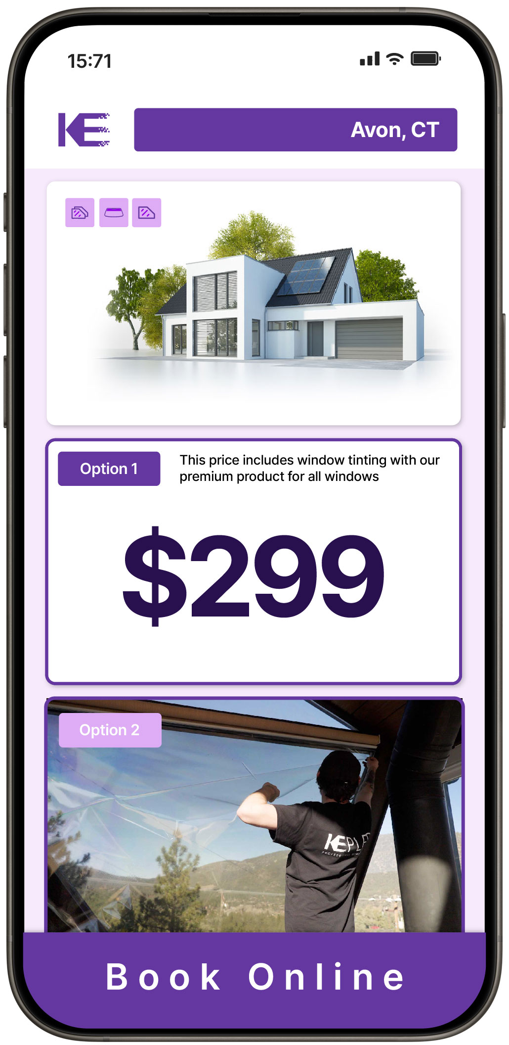 View Reasonable Home Window Tinting Rates in Avon, Connecticut