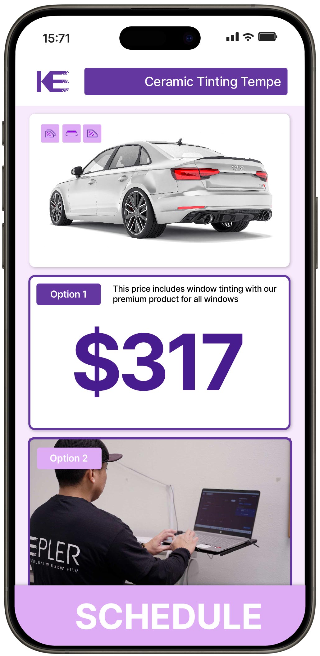 View Competitive Ceramic Window Tinting Rates in Tempe, Arizona