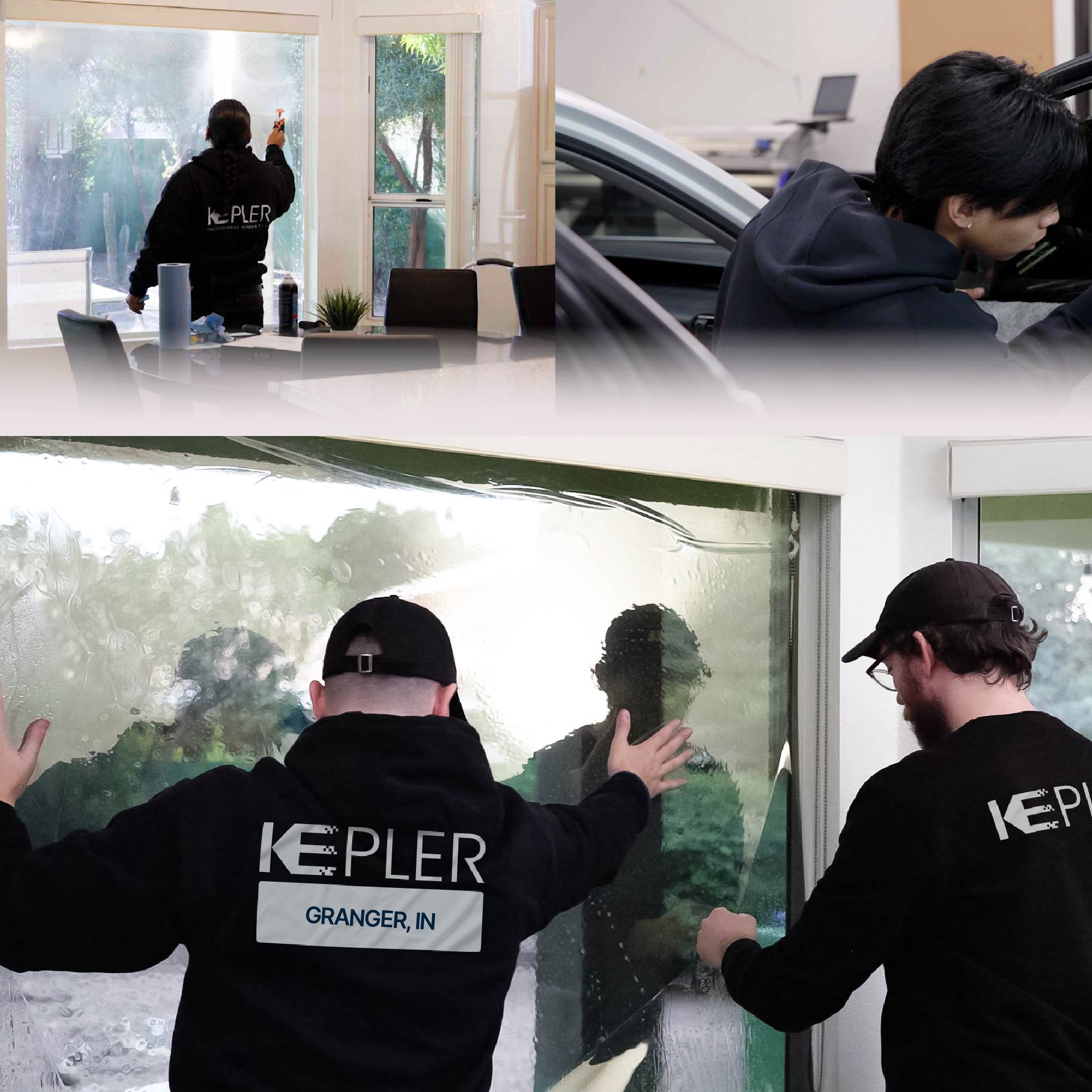 Kepler Specialist Performing Commercial Window Tinting in Granger Granger