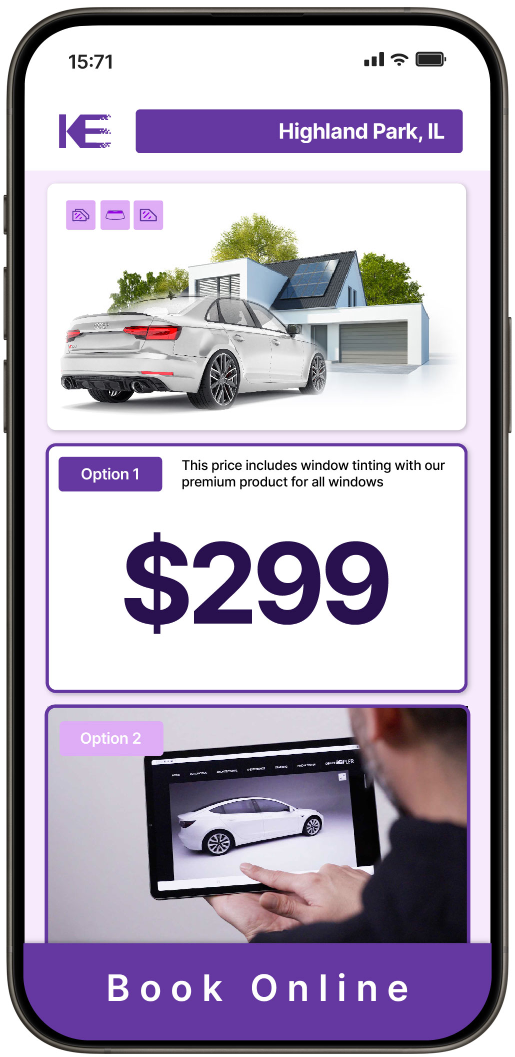 View Competitive Window Tinting Prices in Highland Park, Illinois