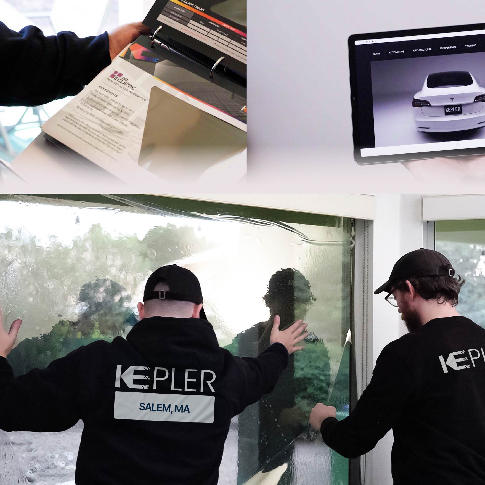 Kepler Specialist Performing Commercial Window Tinting in Salem Salem