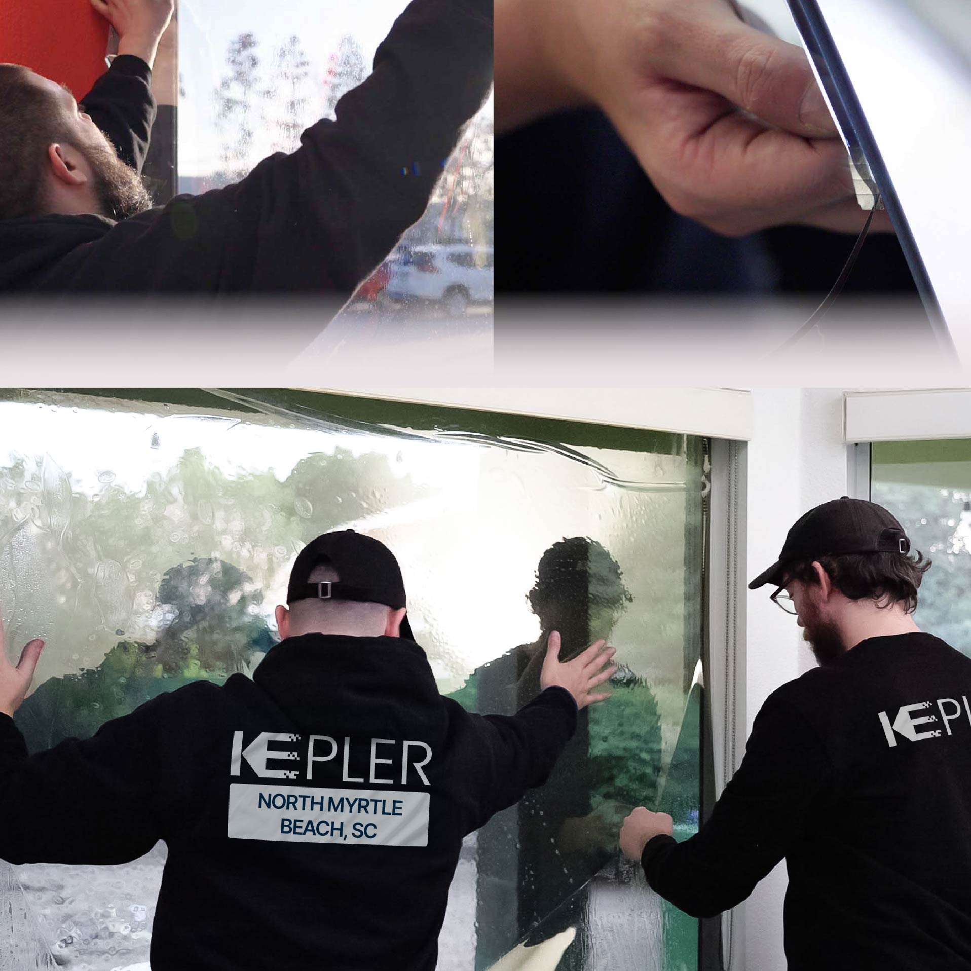 Kepler Specialist Performing Commercial Window Tinting in North Myrtle Beach North Myrtle Beach